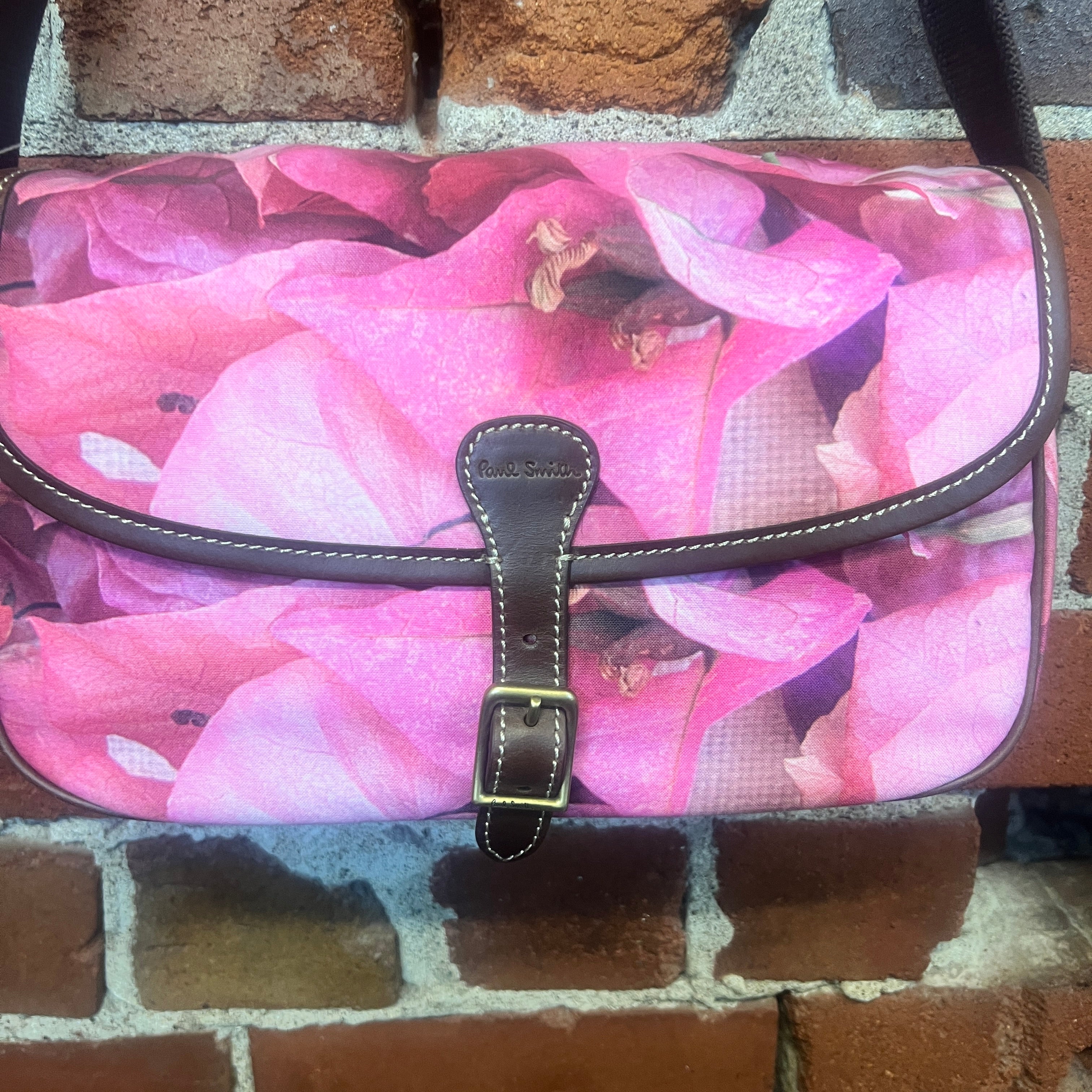 PAUL SMITH floral messenger bag