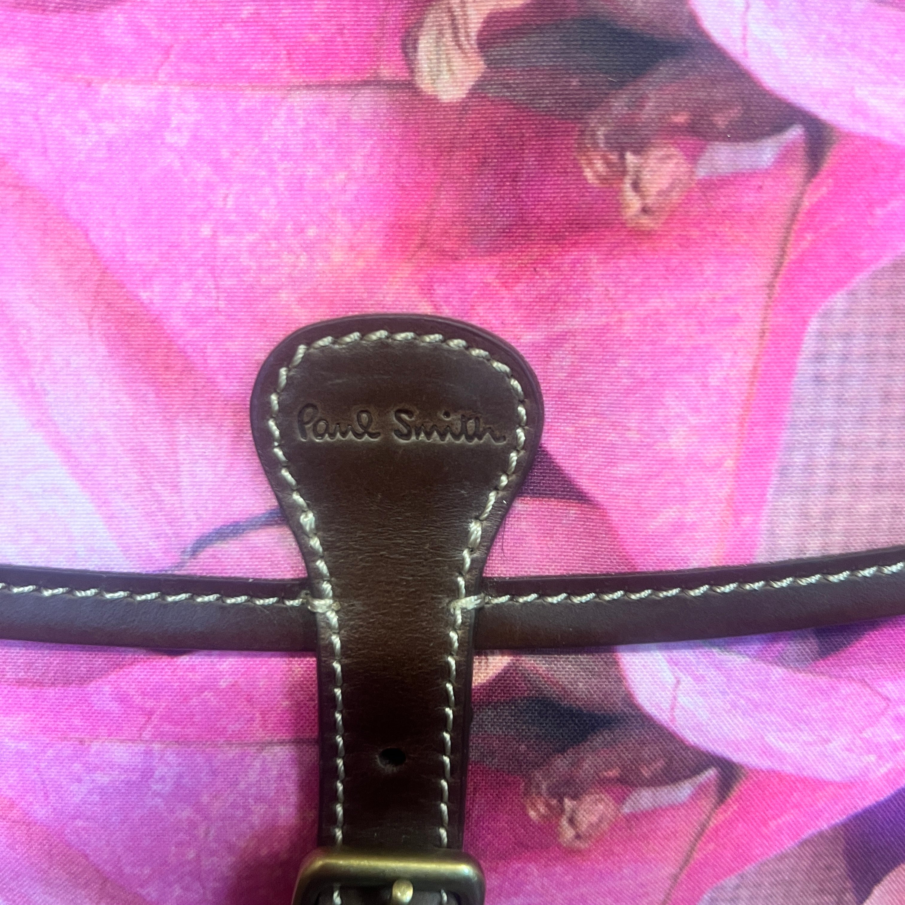 PAUL SMITH floral messenger bag