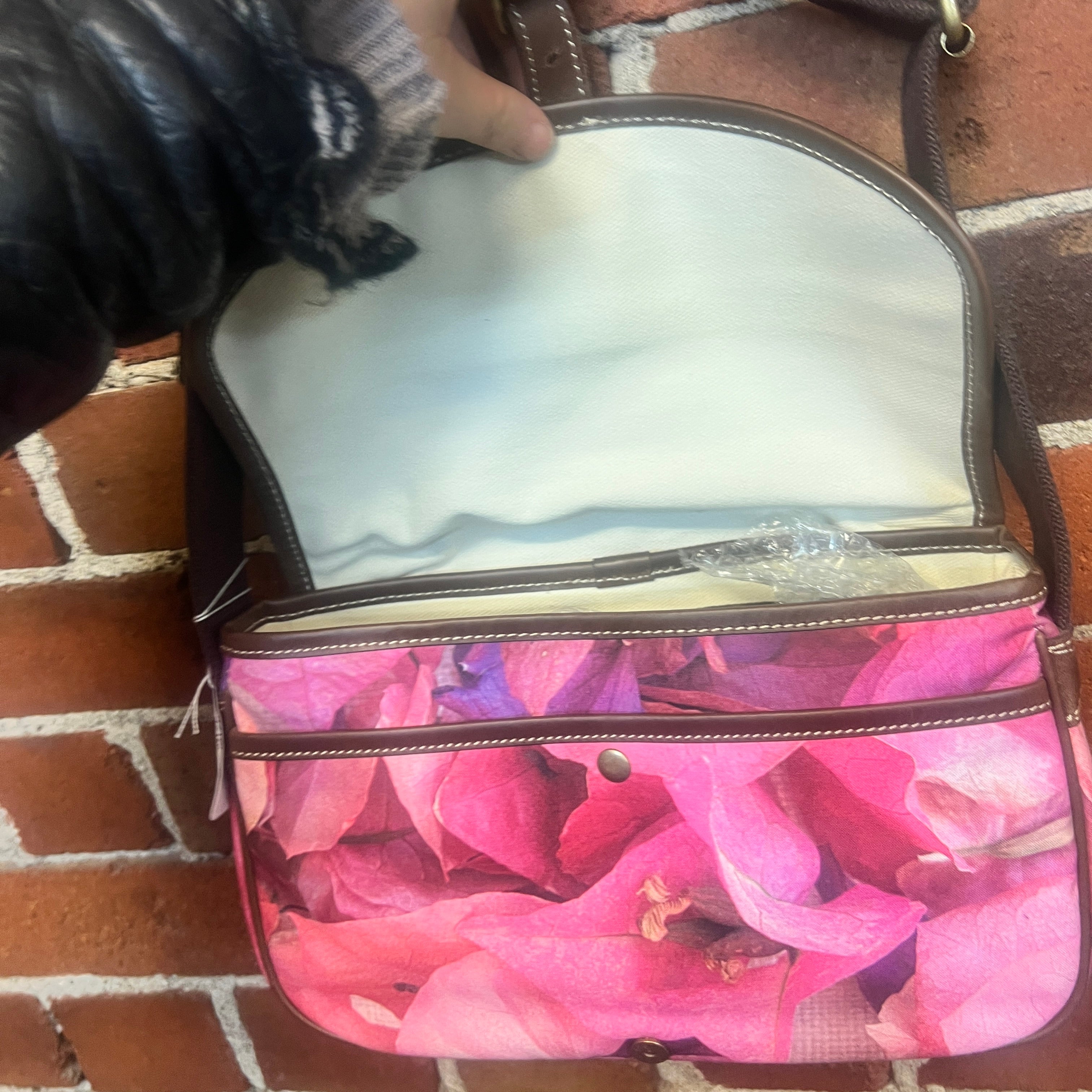 PAUL SMITH floral messenger bag