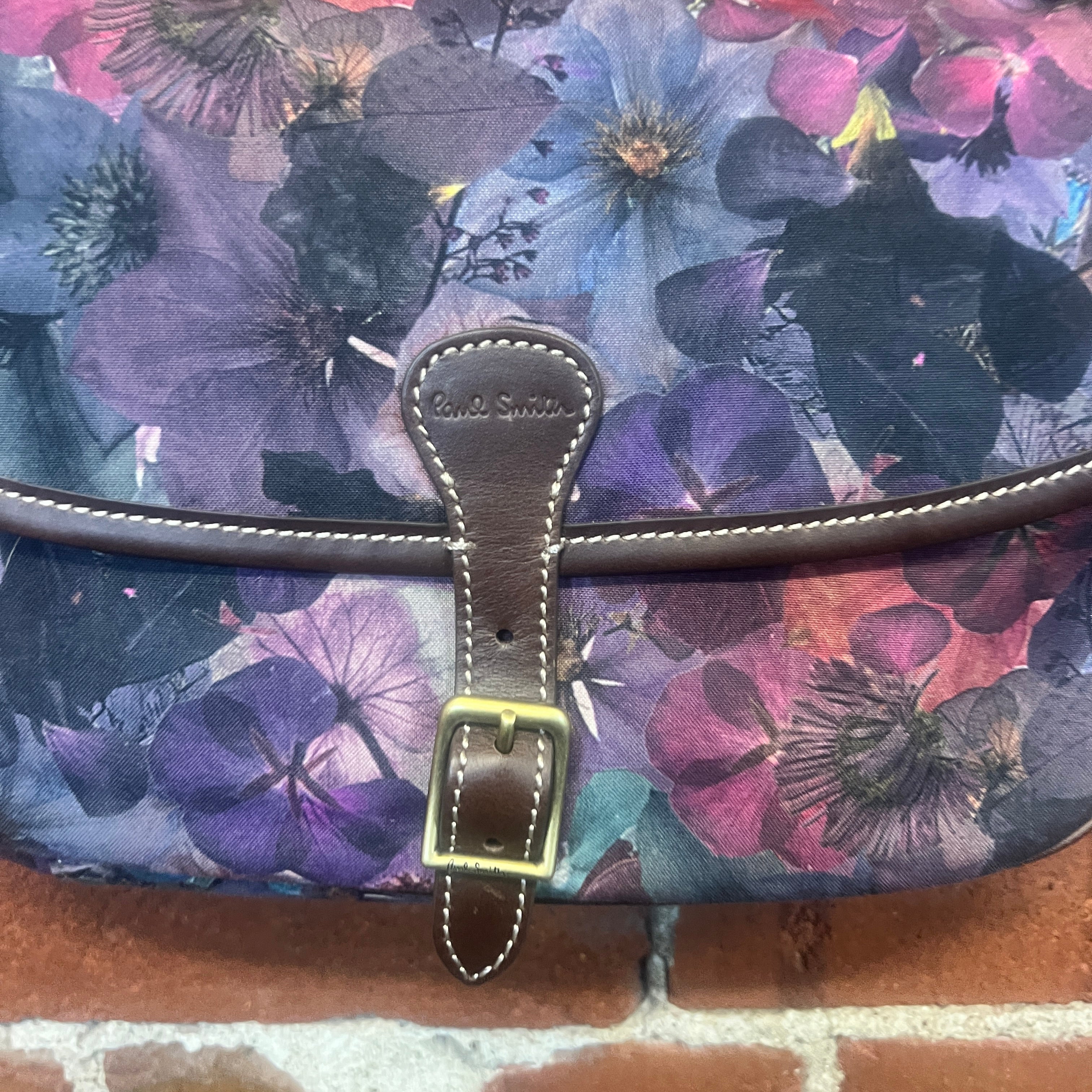 PAUL SMITH floral messenger bag