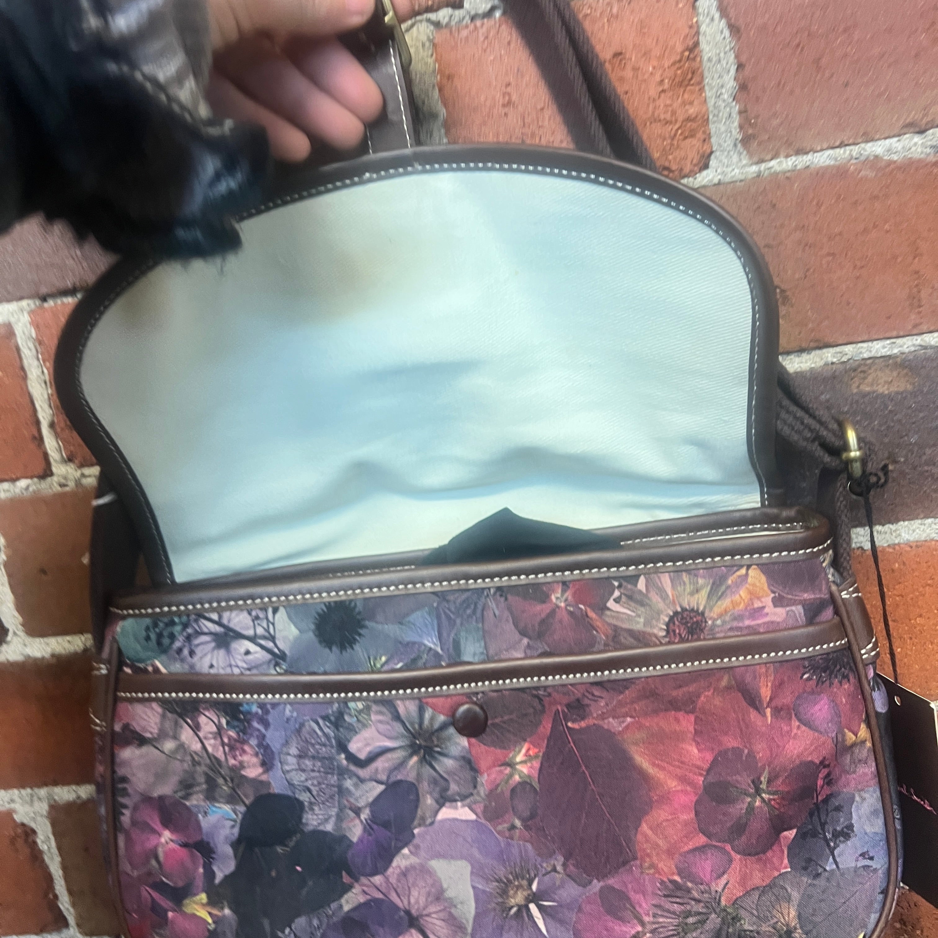 PAUL SMITH floral messenger bag