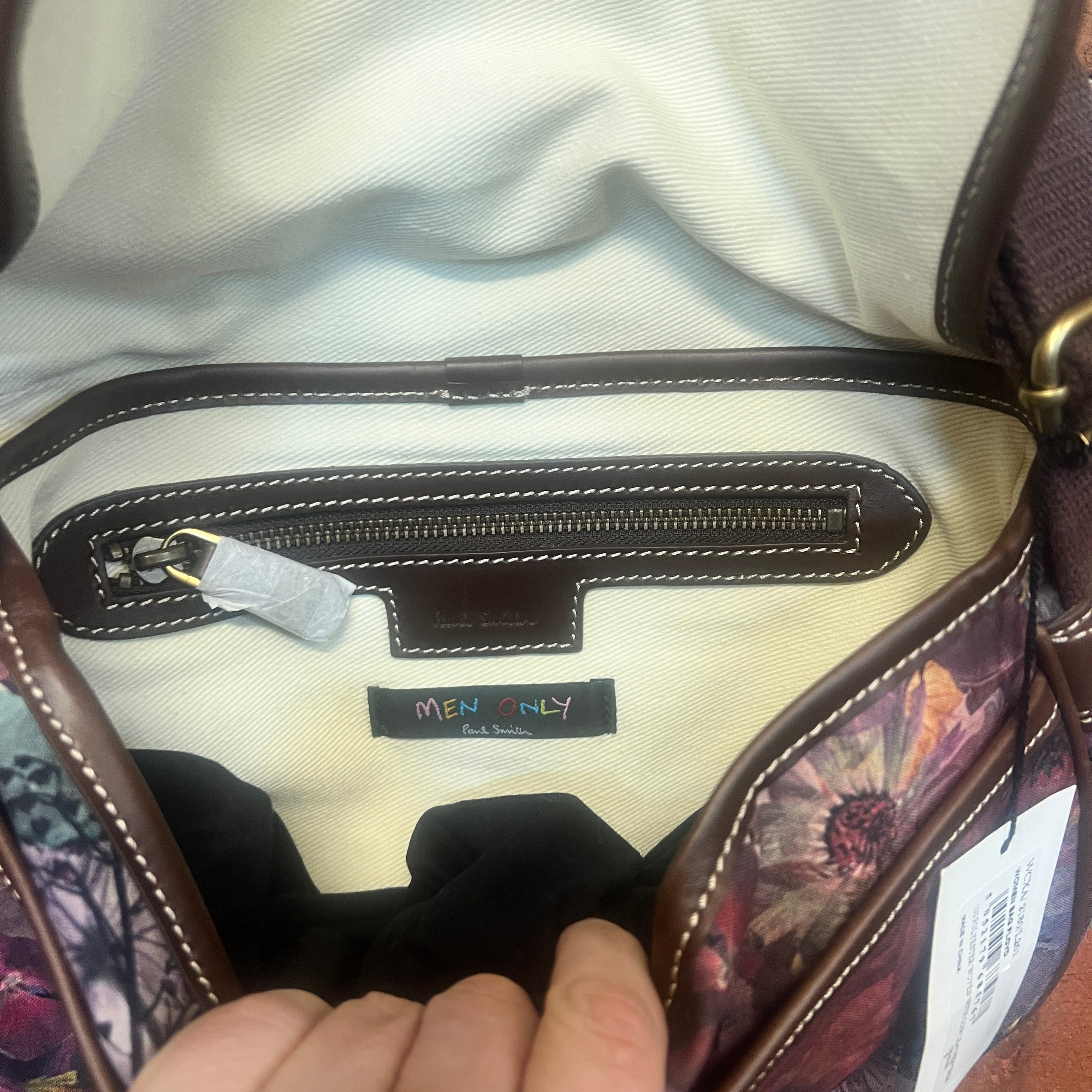 PAUL SMITH floral messenger bag