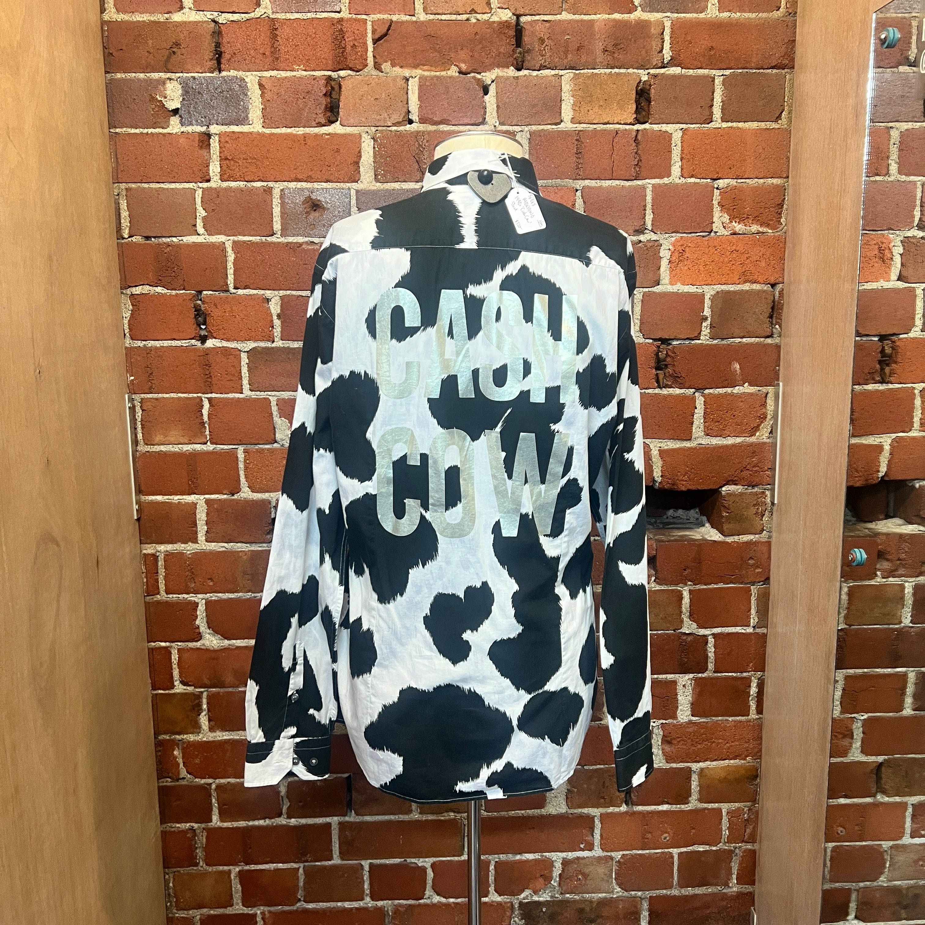 MOSCHINO 1990'S CASH COW shirt