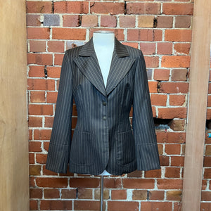 NZ DESIGNER 2000's pinstripe jacket