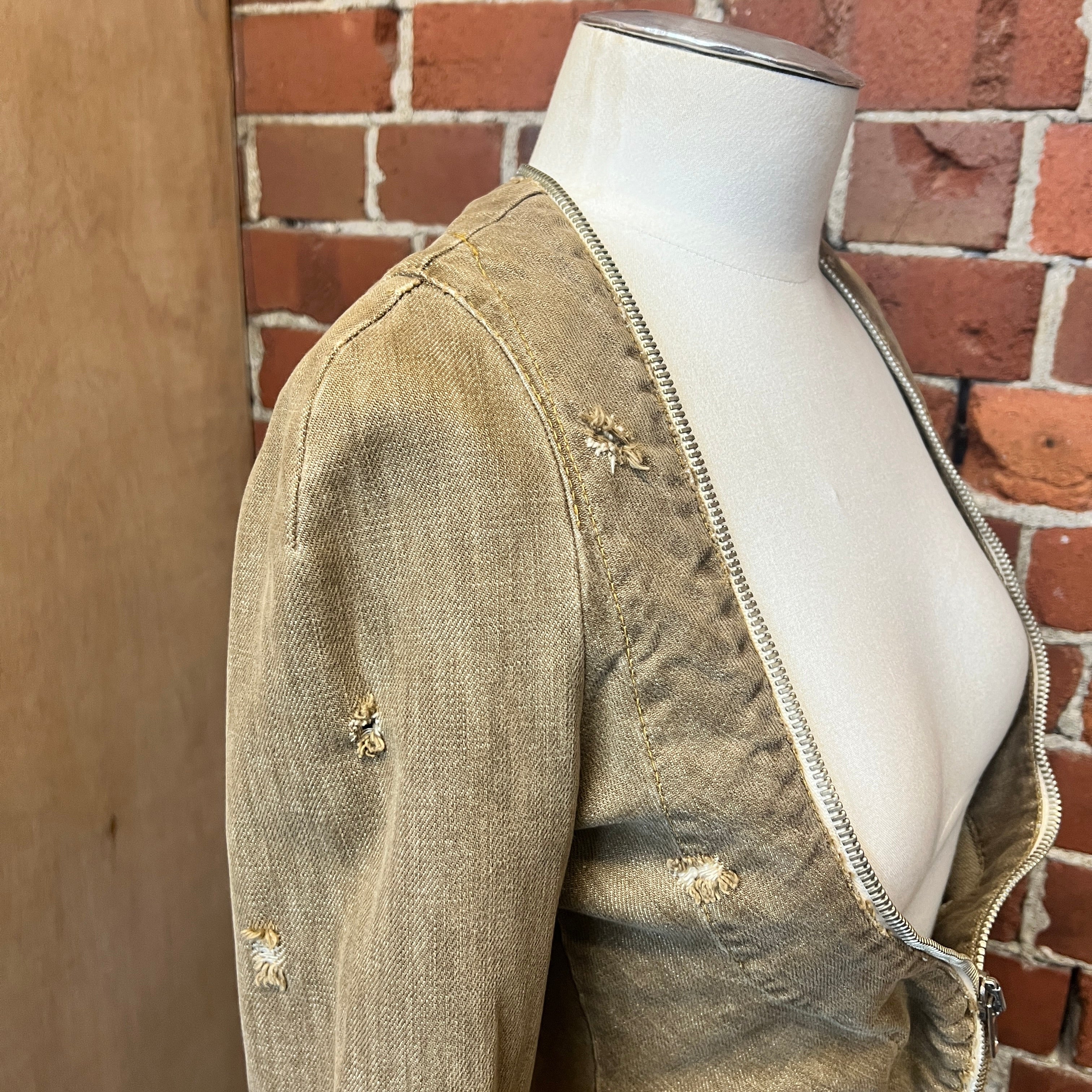 VIVIENNE WESTWOOD 1990's distressed corset jacket
