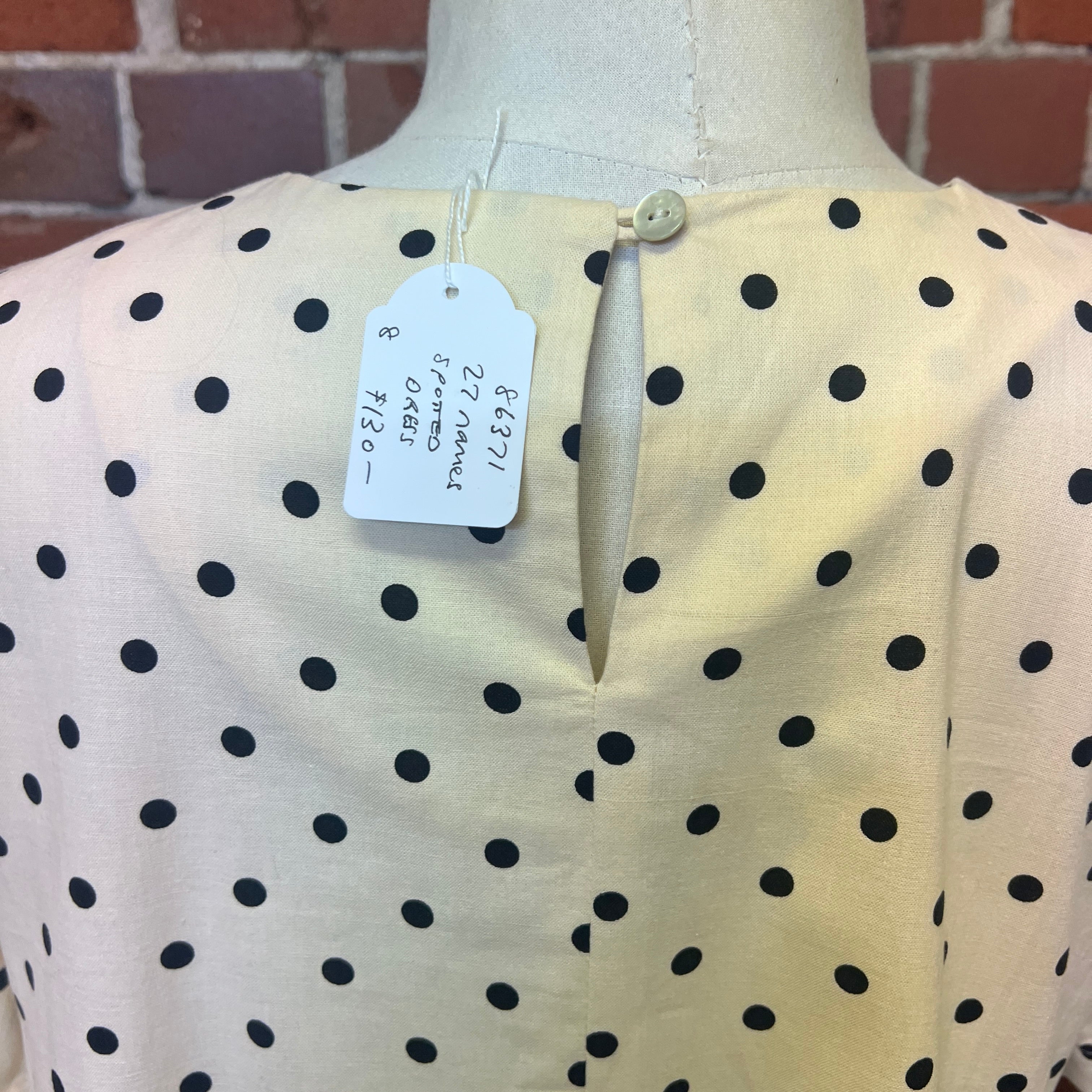 TWENTY SEVEN NAMES polka dot dress