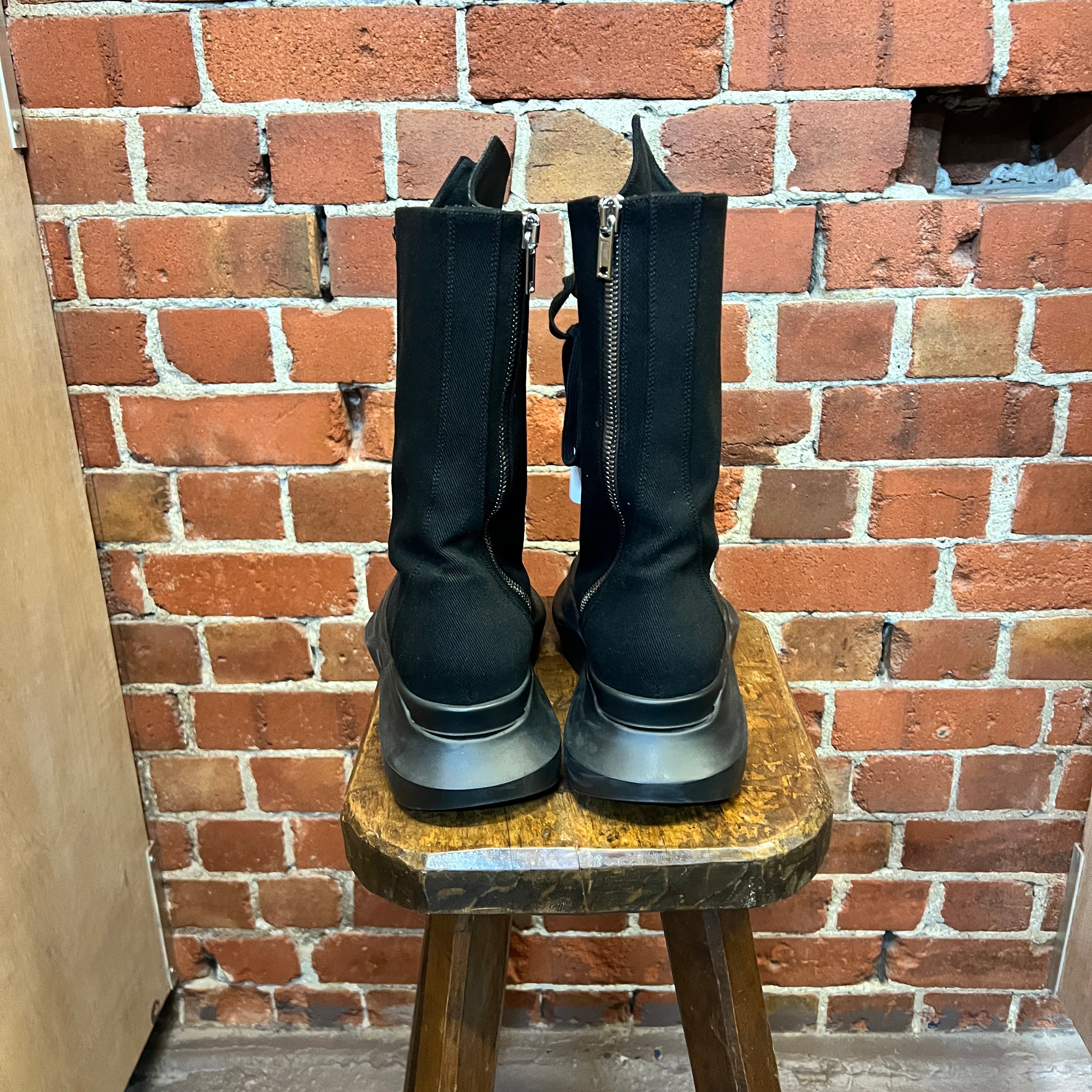 RICK OWENS combat boots 42