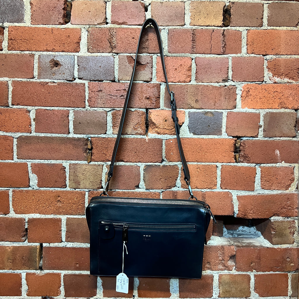 FENDI satchel leather bag