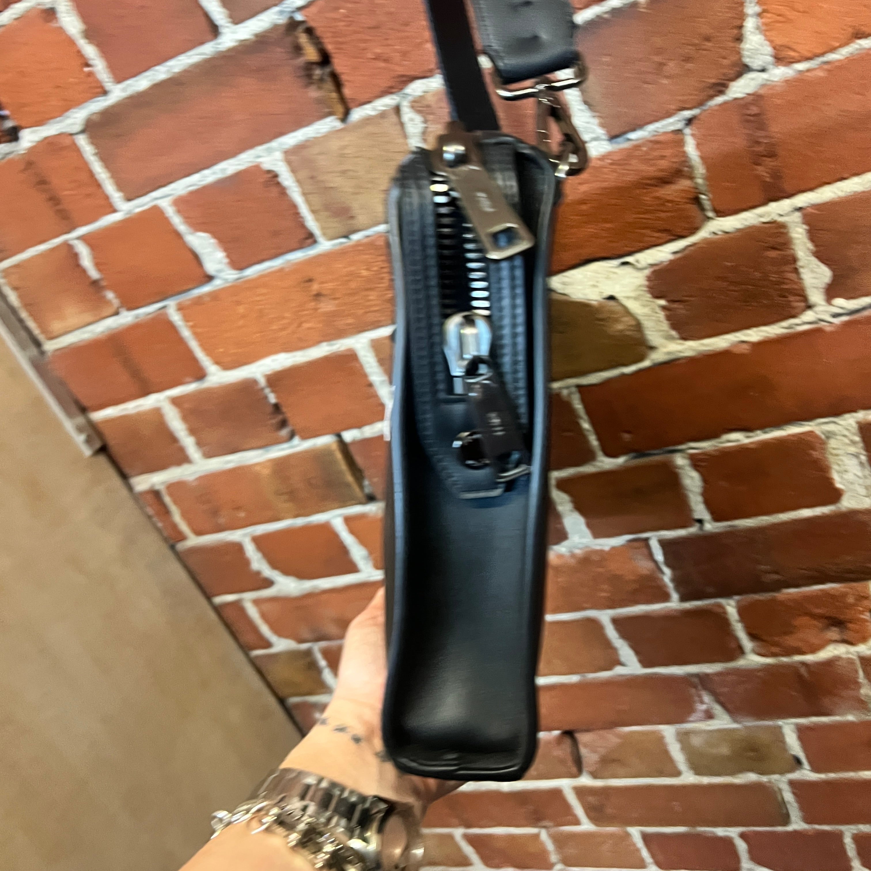 FENDI satchel leather bag