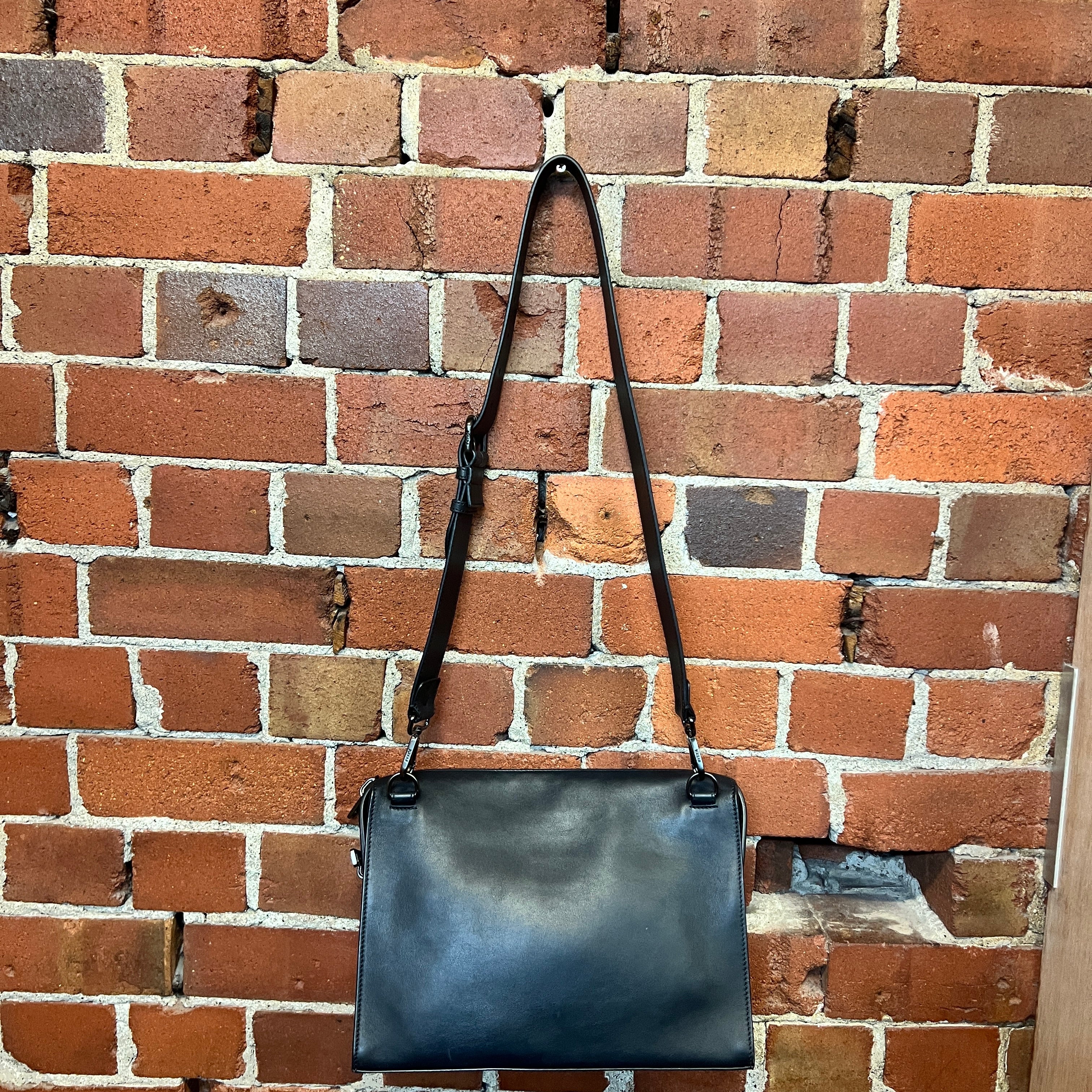 FENDI satchel leather bag