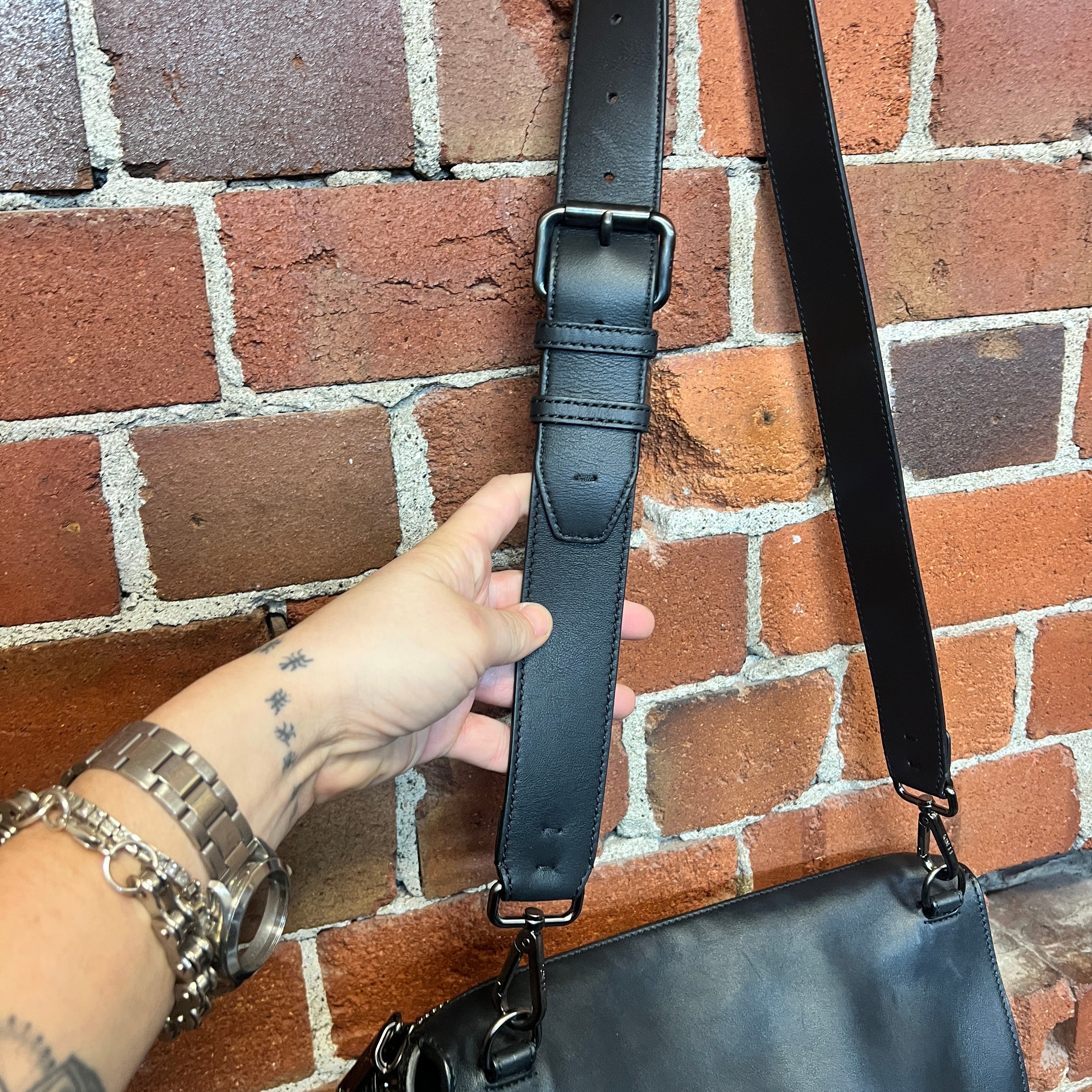 FENDI satchel leather bag
