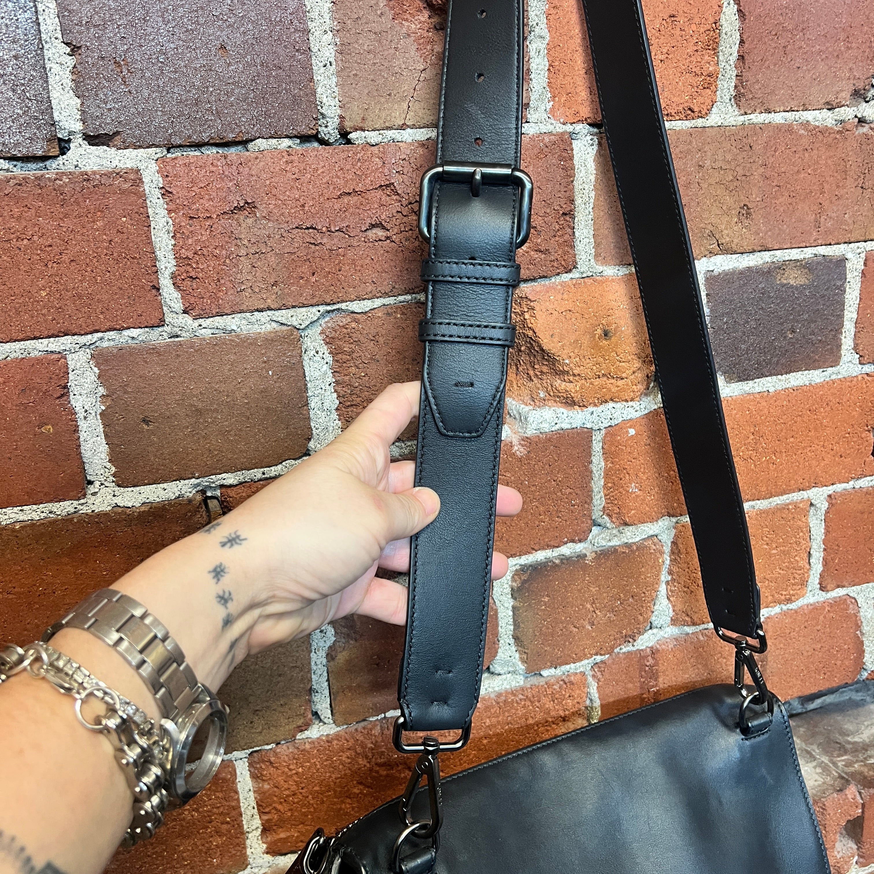 FENDI satchel leather bag