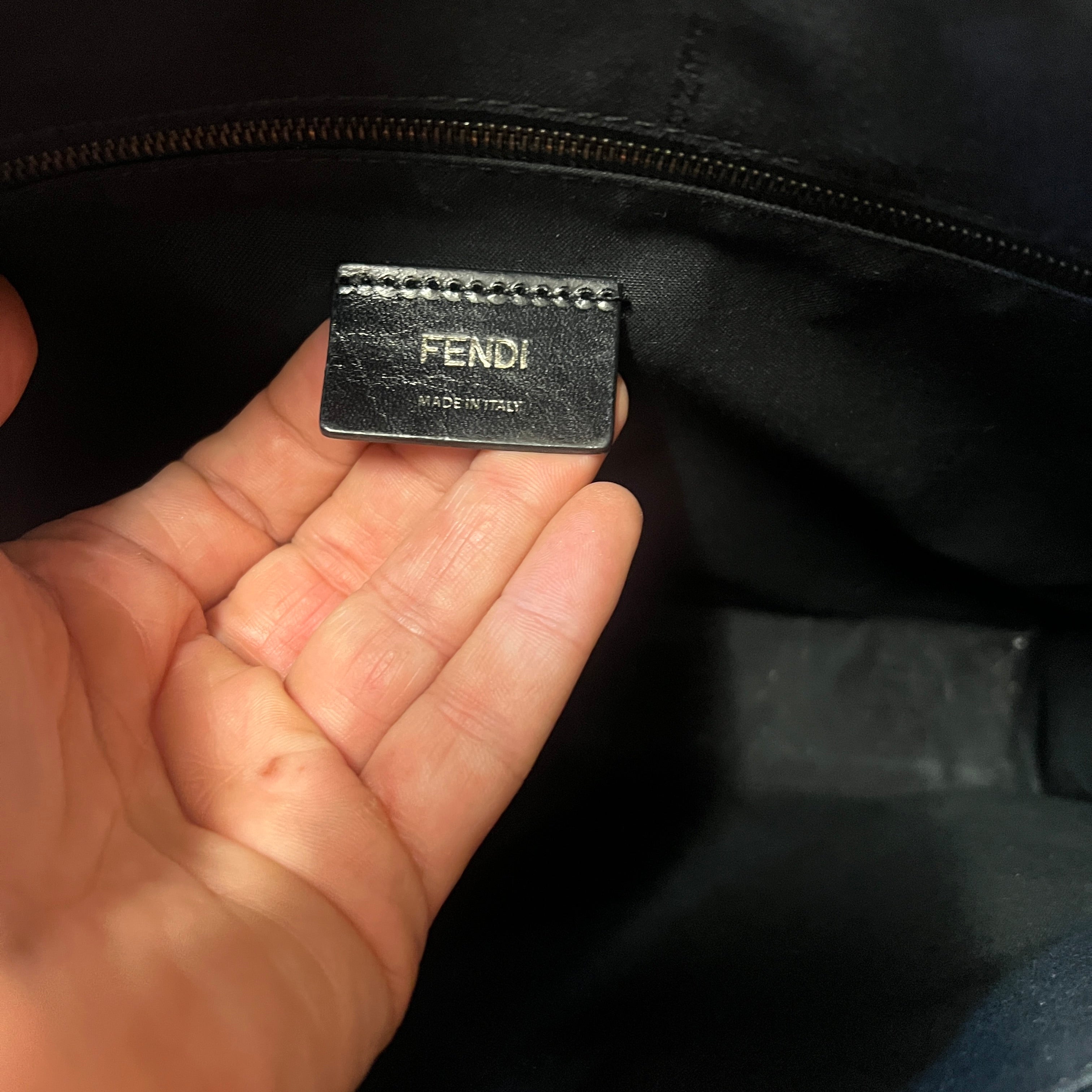 FENDI satchel leather bag