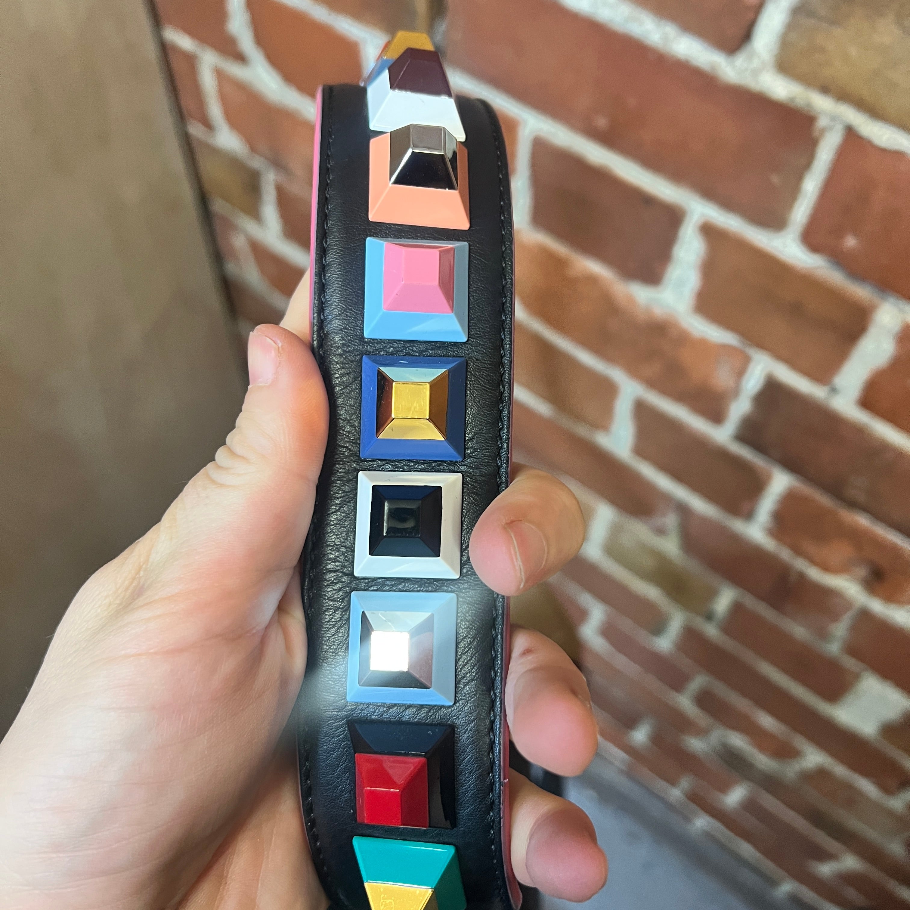 FENDI satchel leather bag