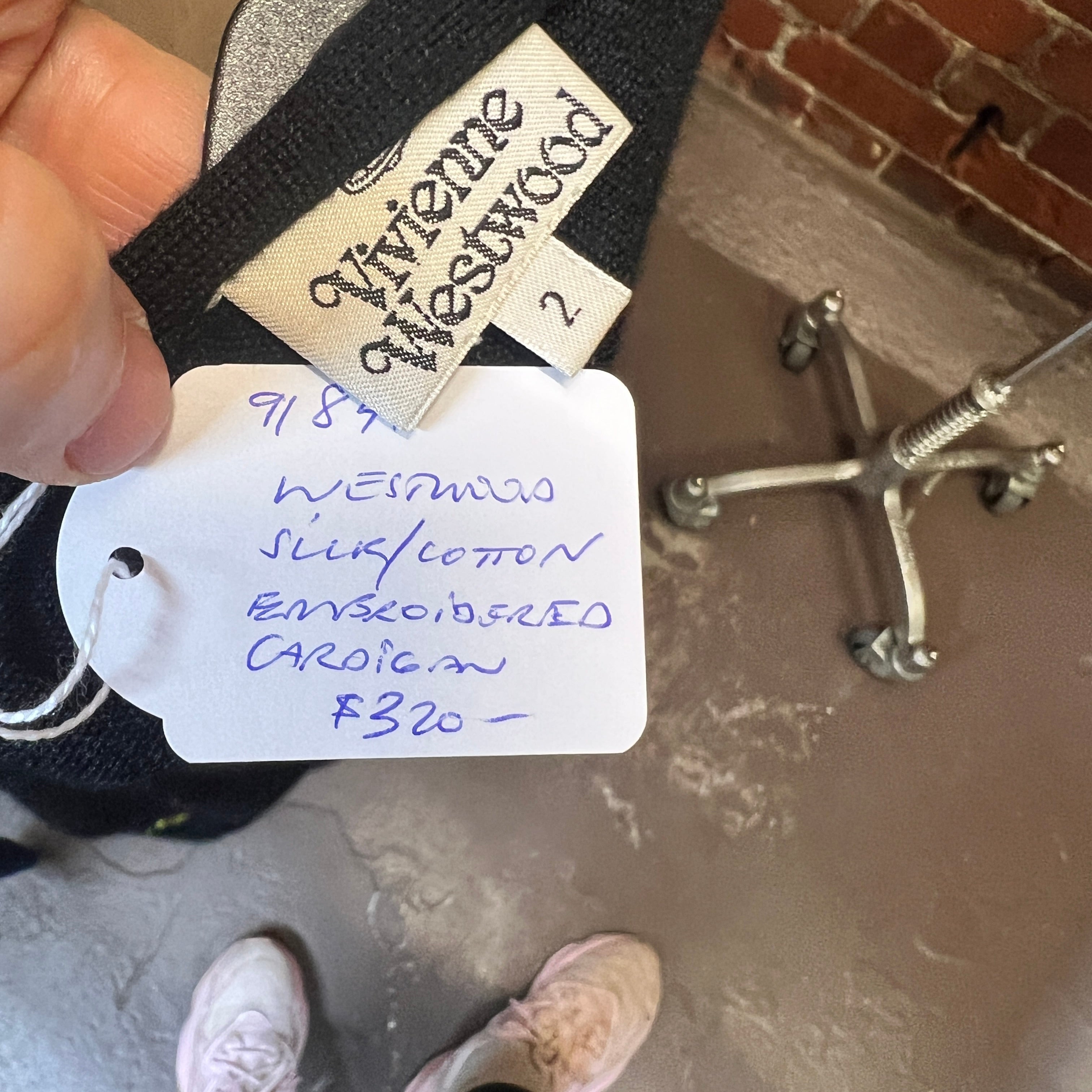 VIVIENNE WESTWOOD silk blend cardigan