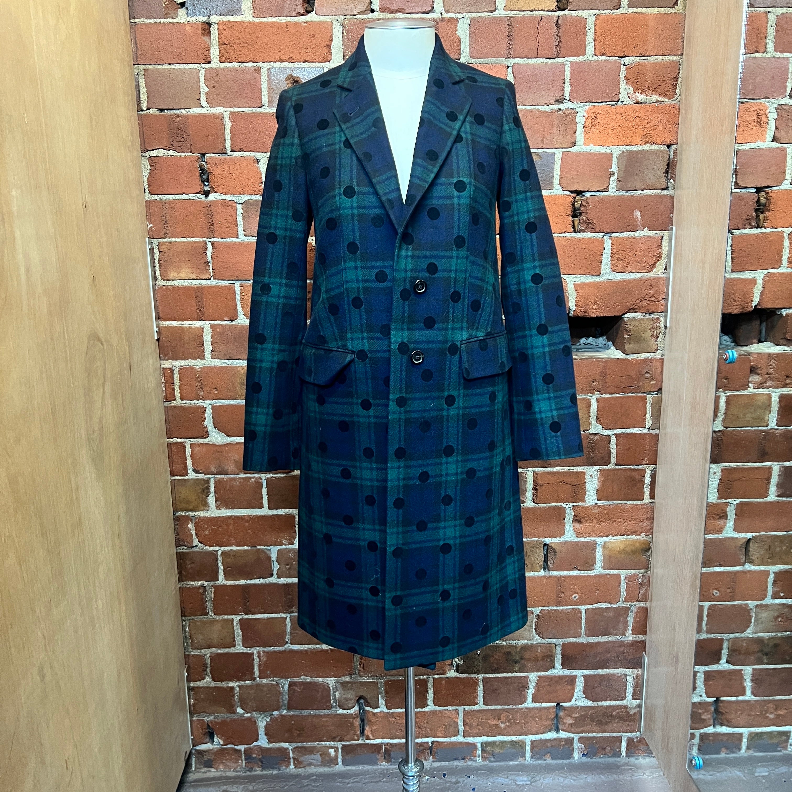 PAUL SMITH tartan wool coat