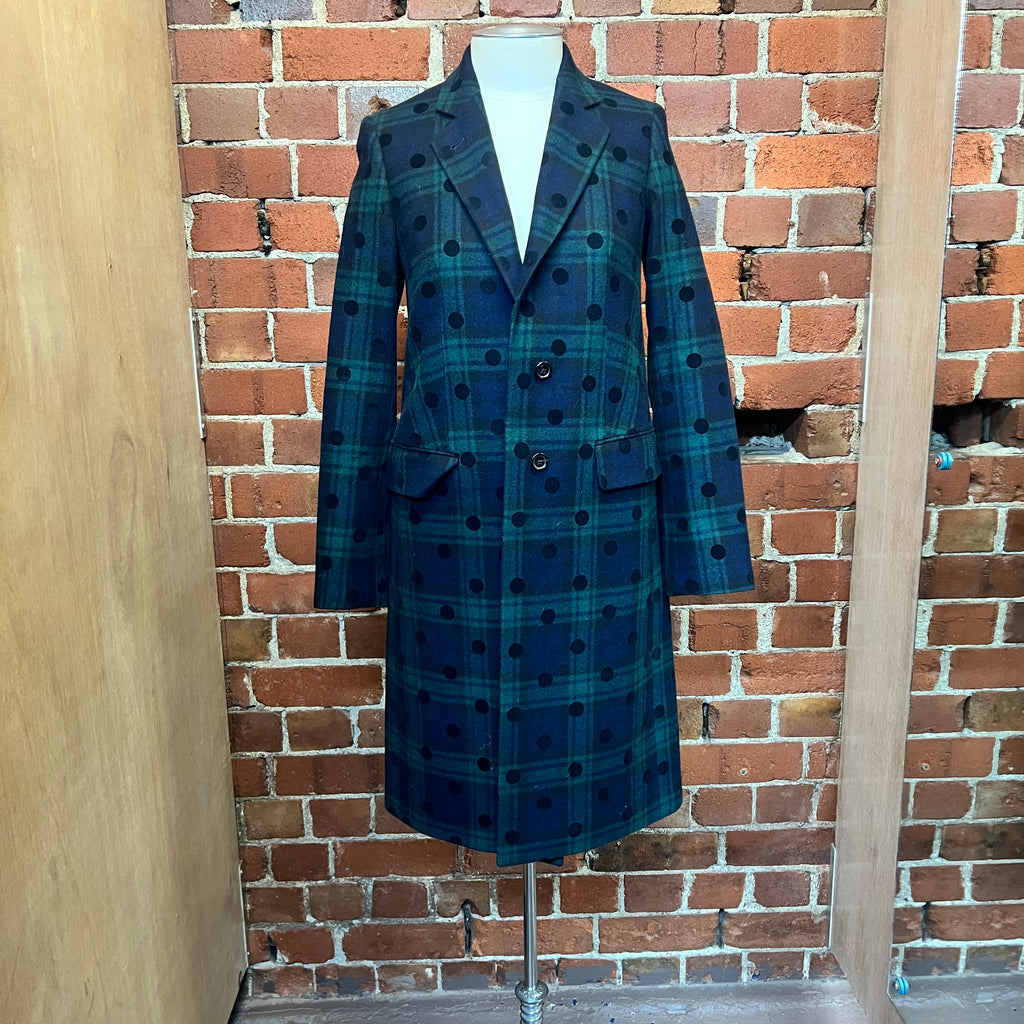 PAUL SMITH tartan wool coat