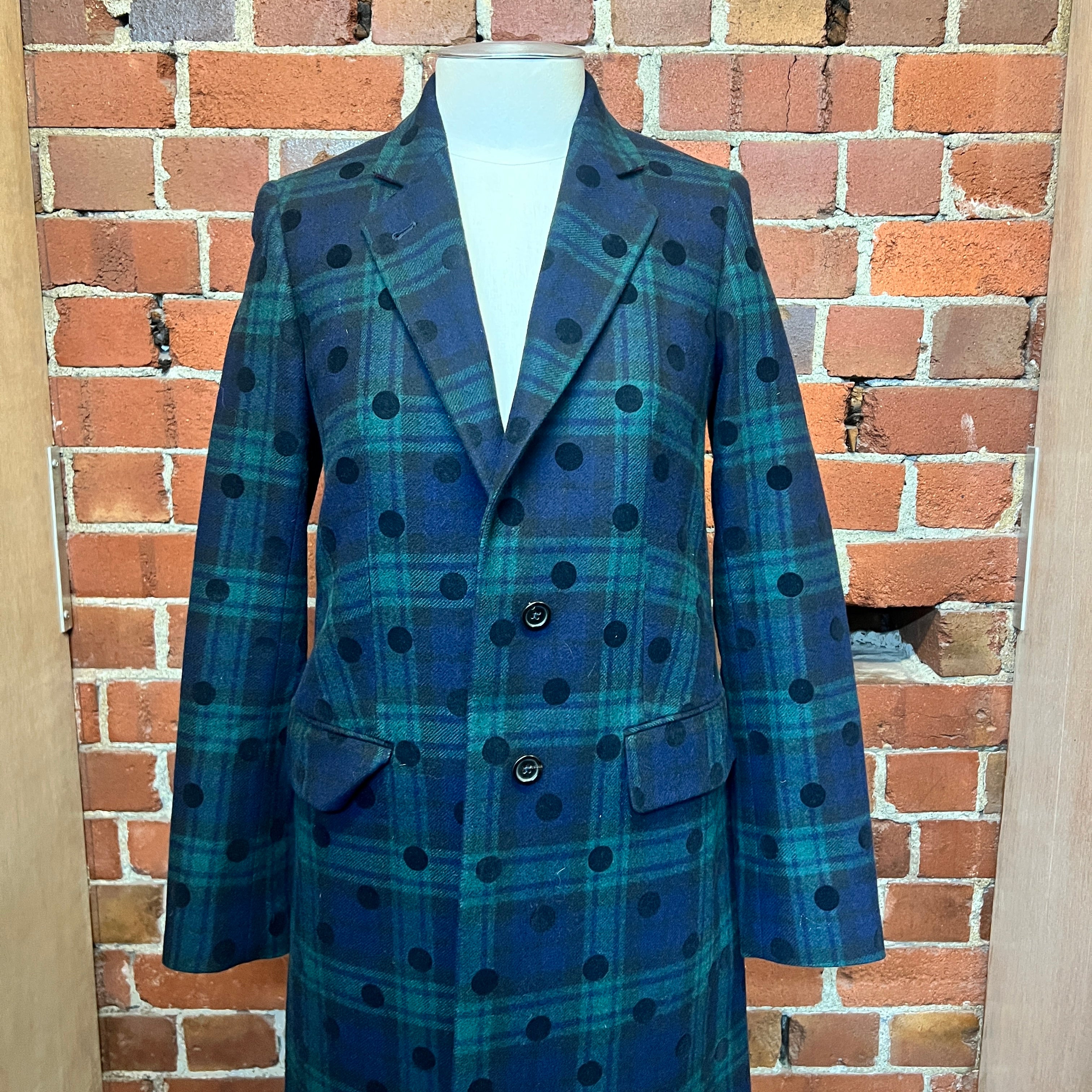 PAUL SMITH tartan wool coat