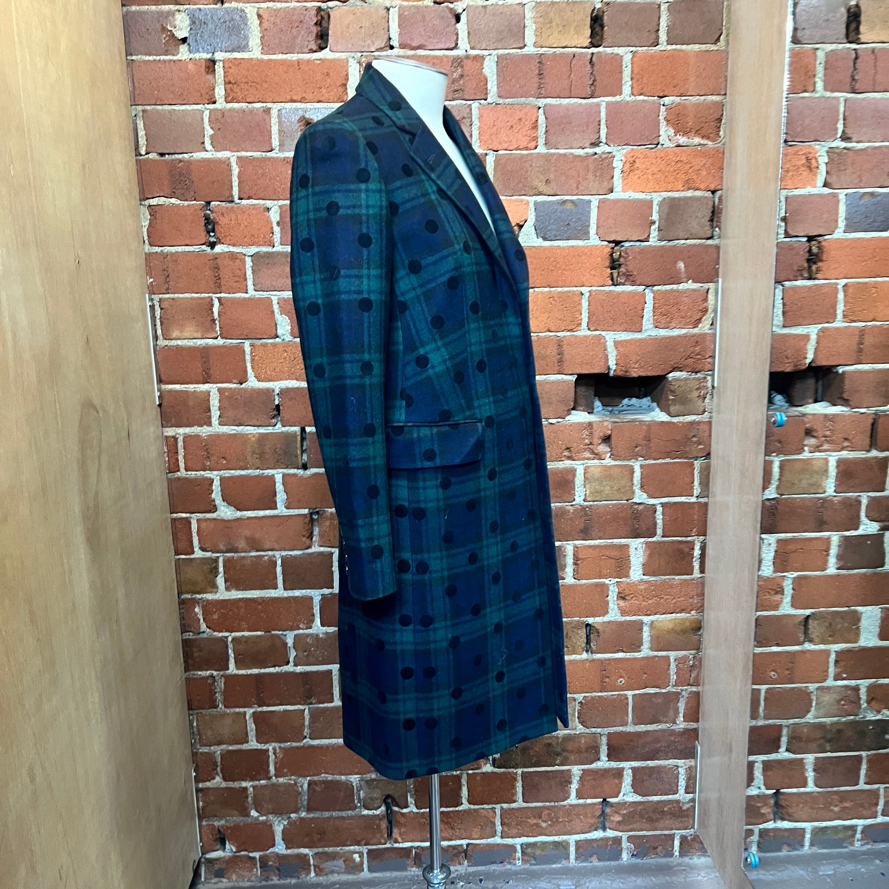 PAUL SMITH tartan wool coat