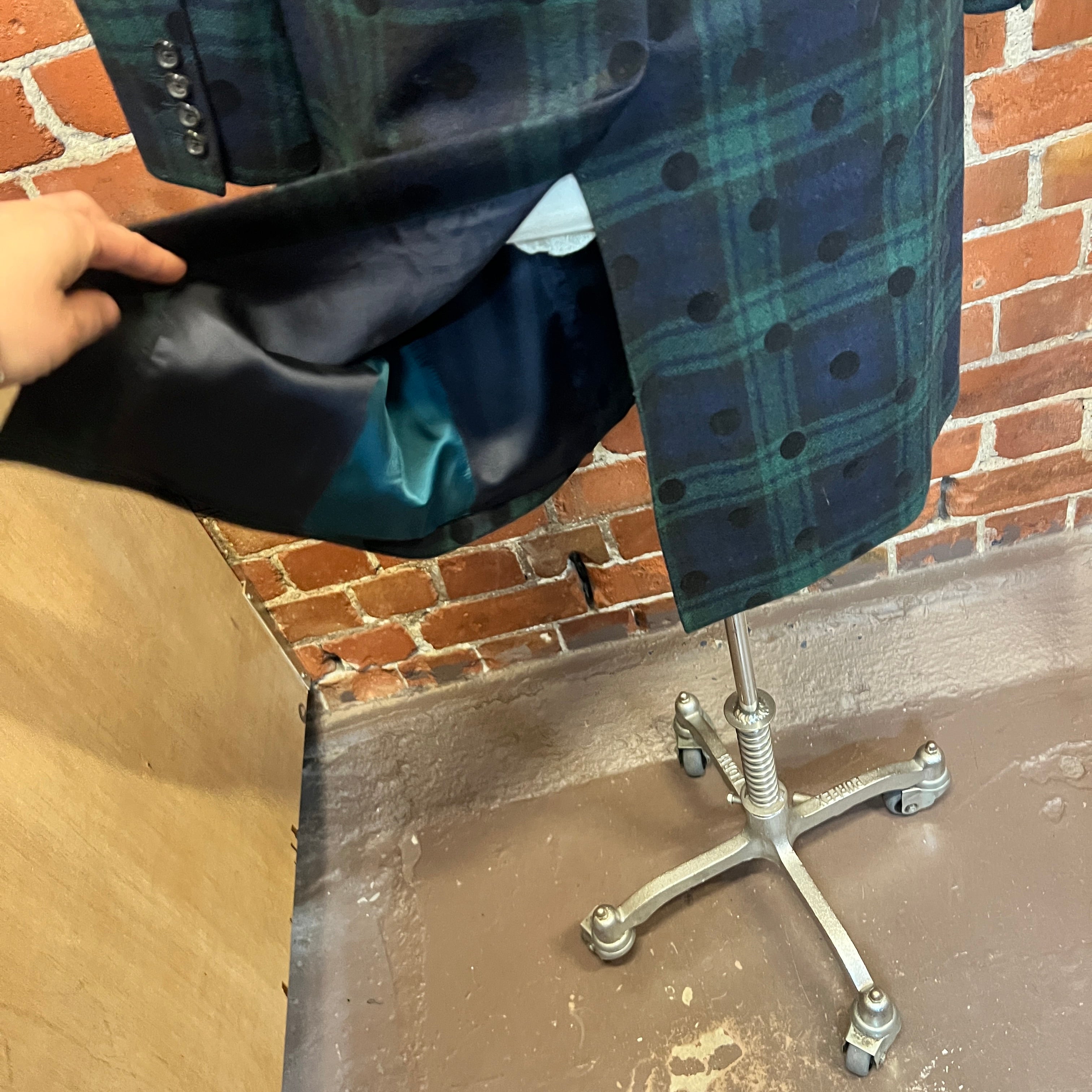 PAUL SMITH tartan wool coat