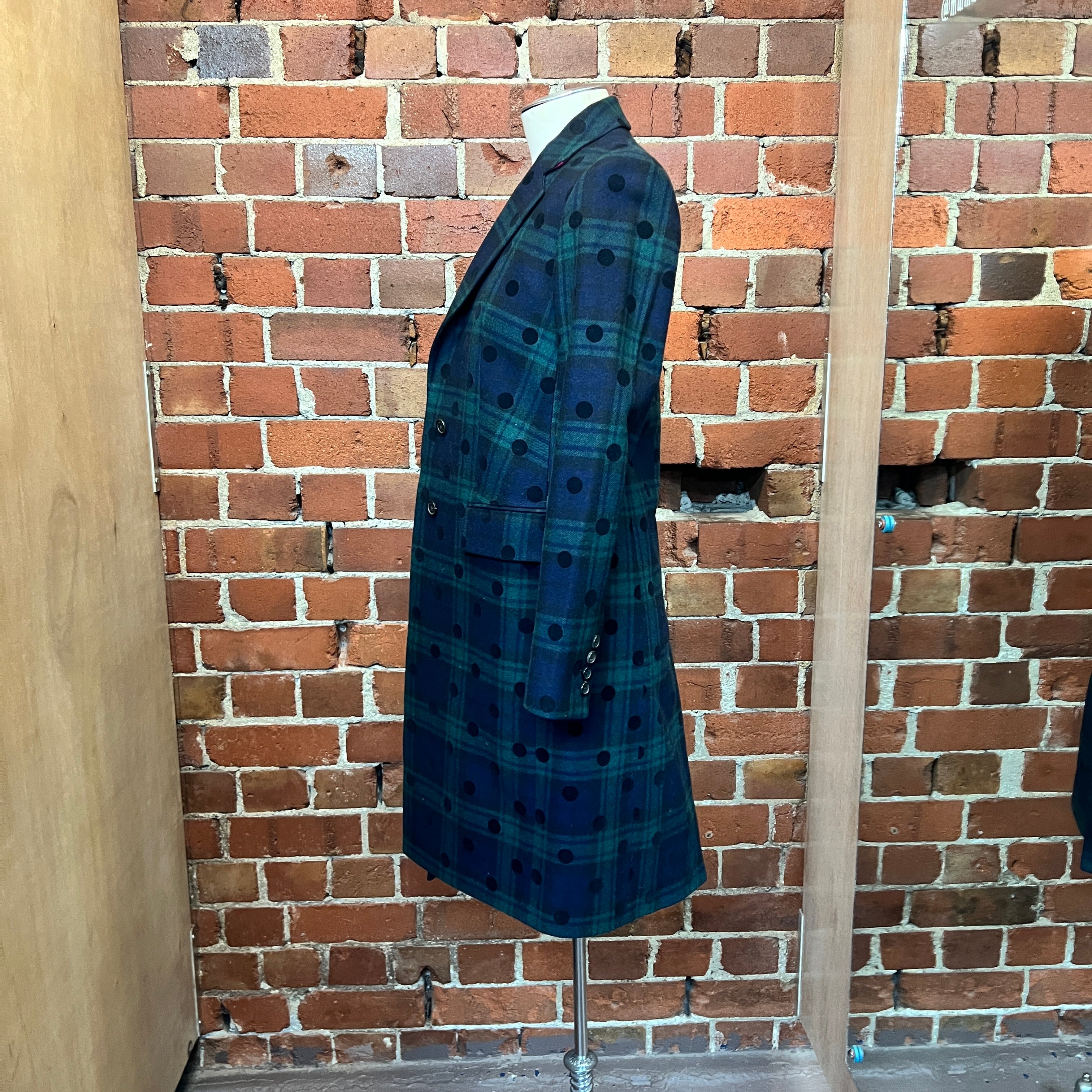 PAUL SMITH tartan wool coat