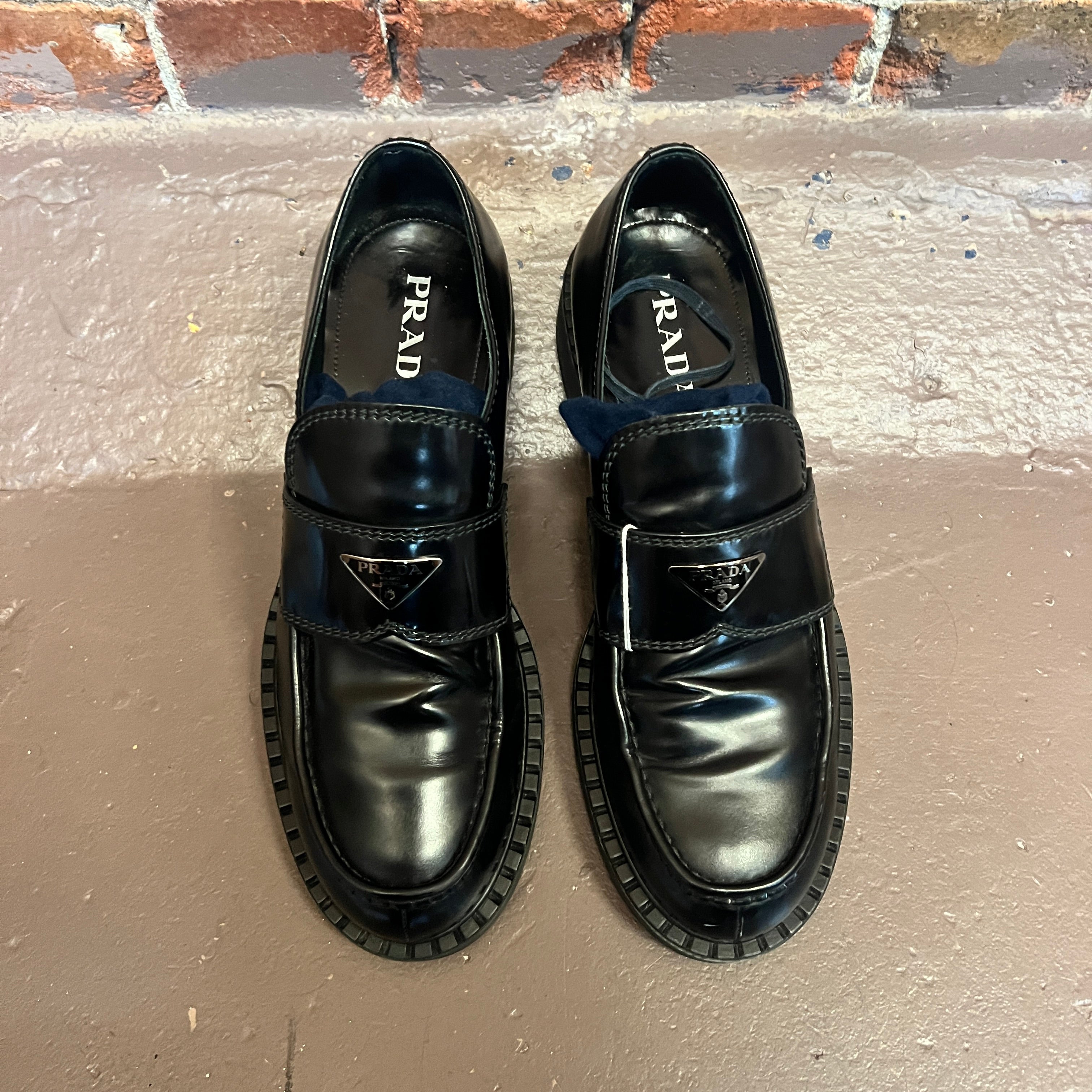 PRADA 2023 leather loafers