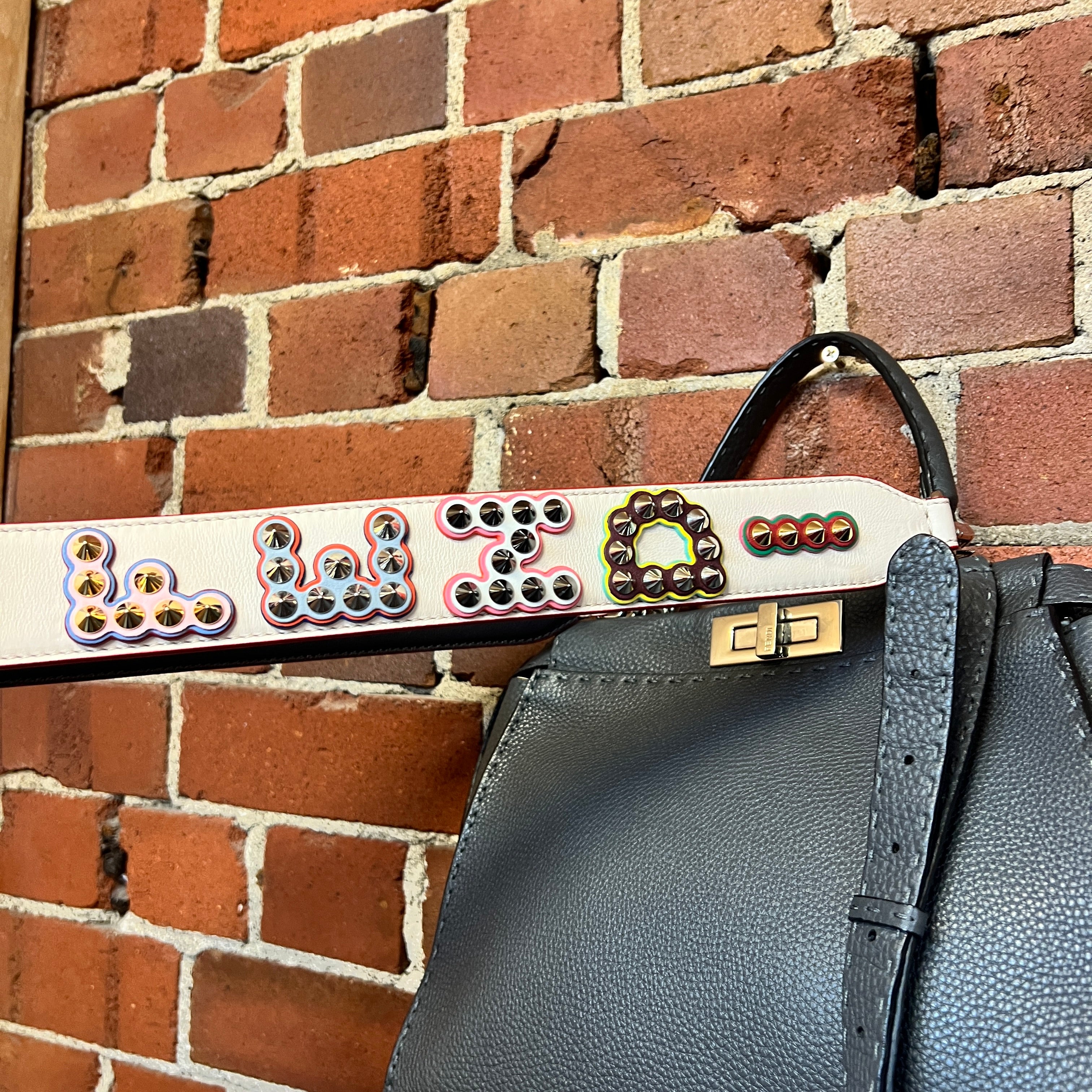 FENDI Peekaboo leather handbag