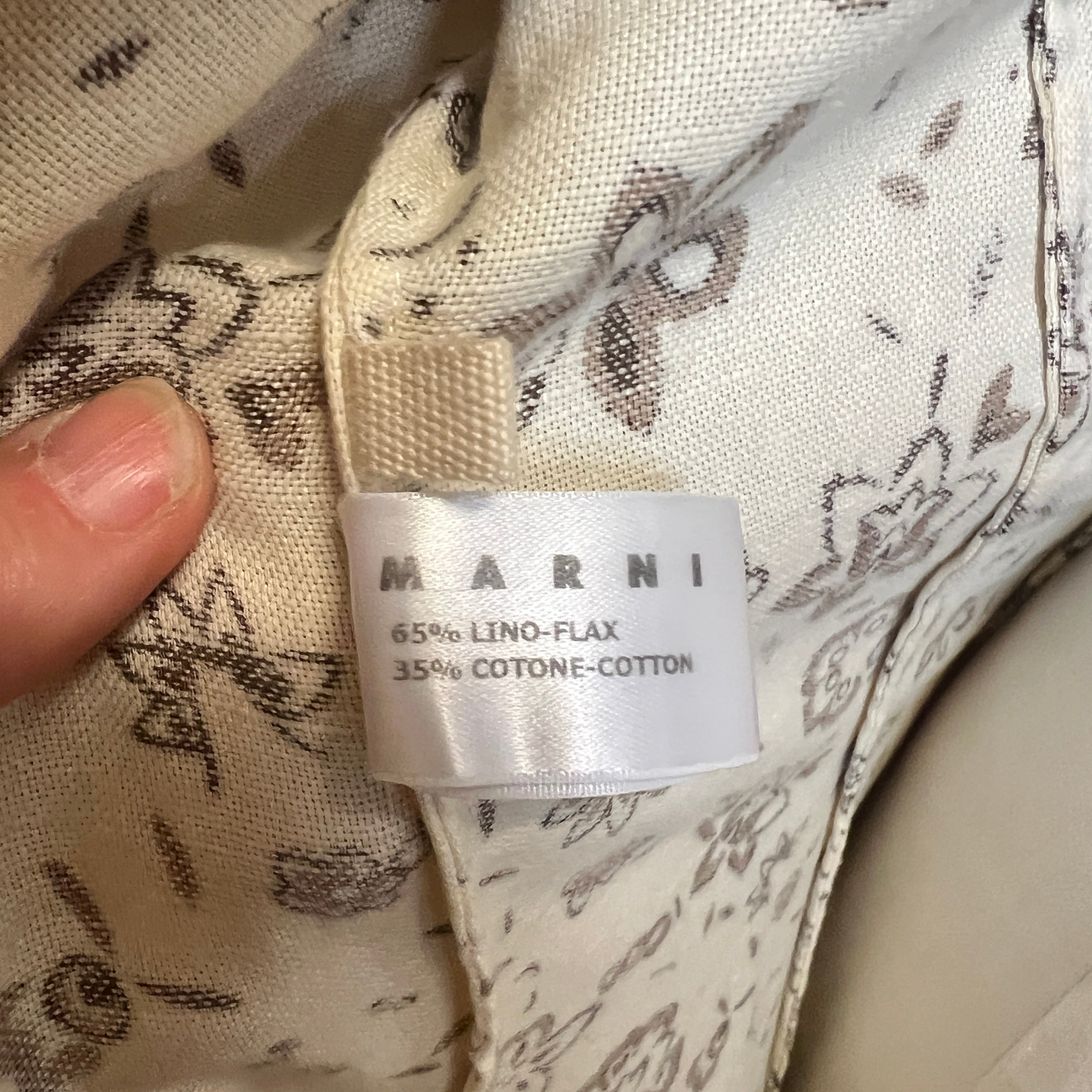 MARNI linen coat