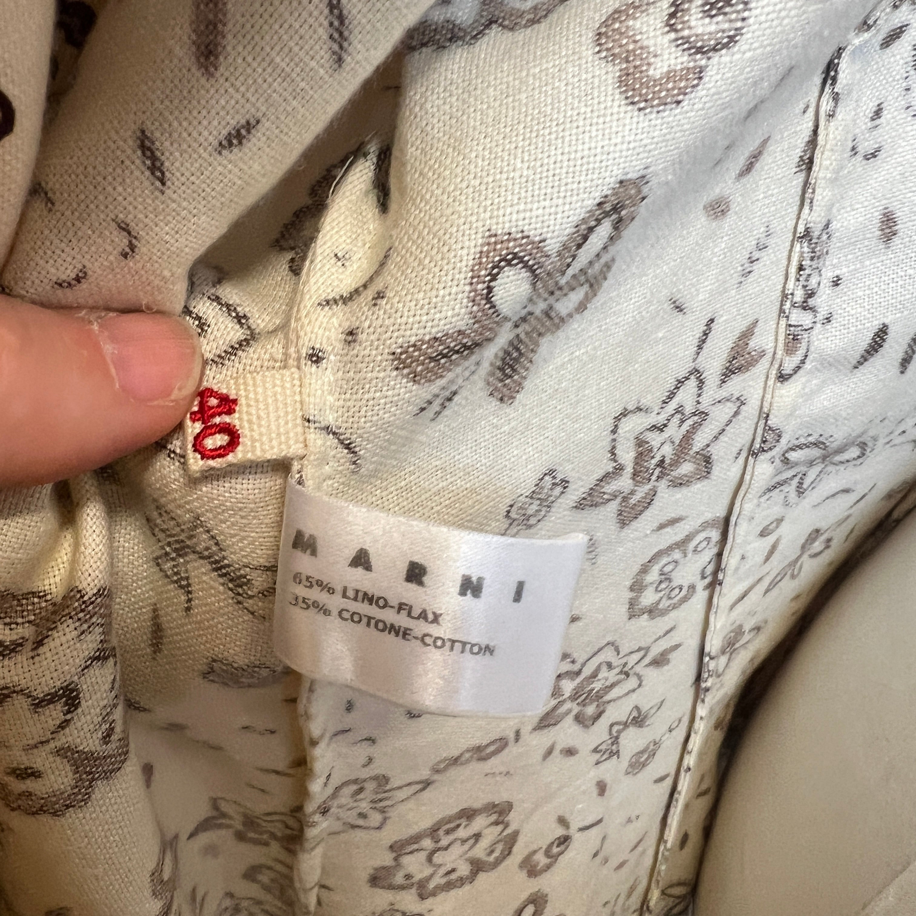 MARNI linen coat