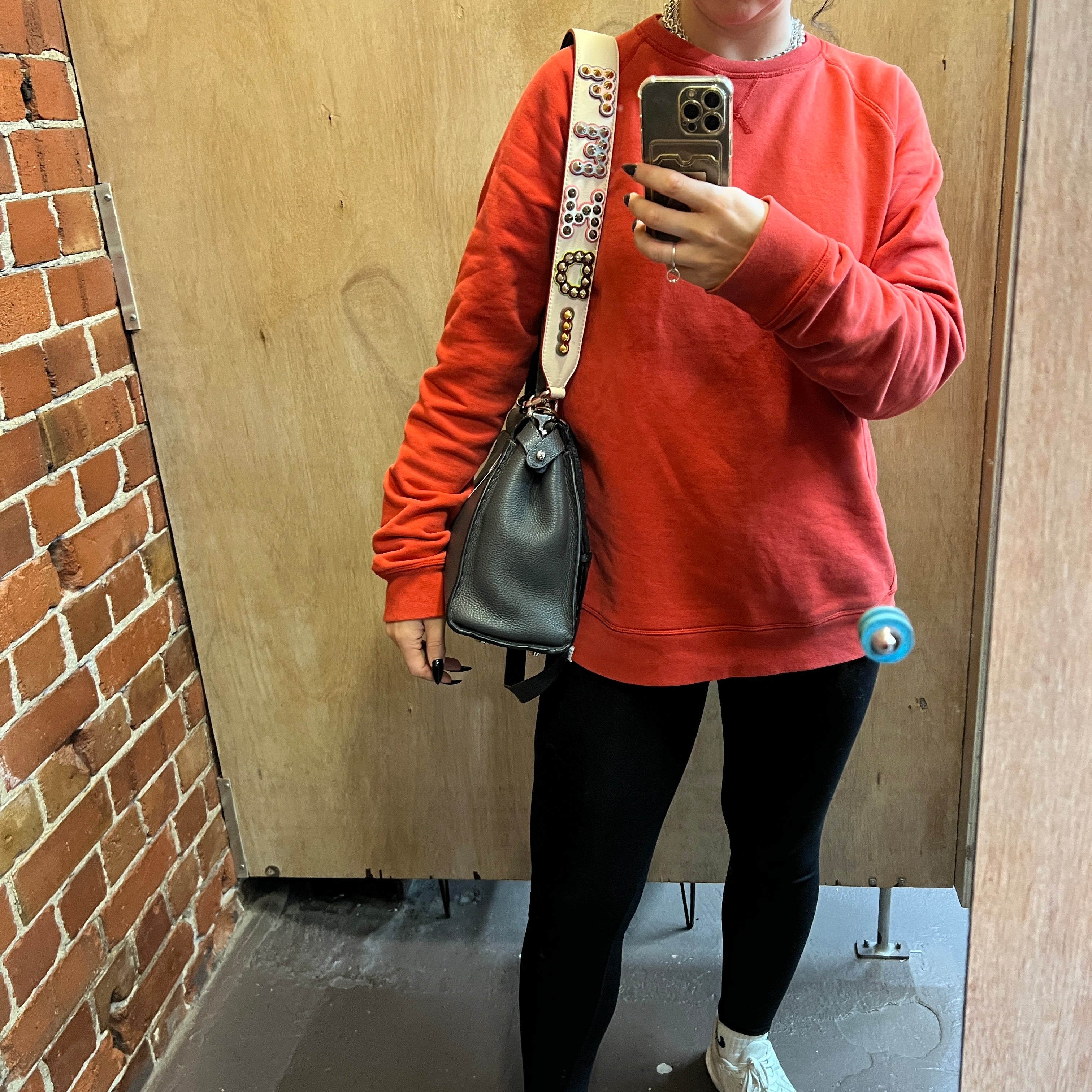 FENDI Peekaboo leather handbag