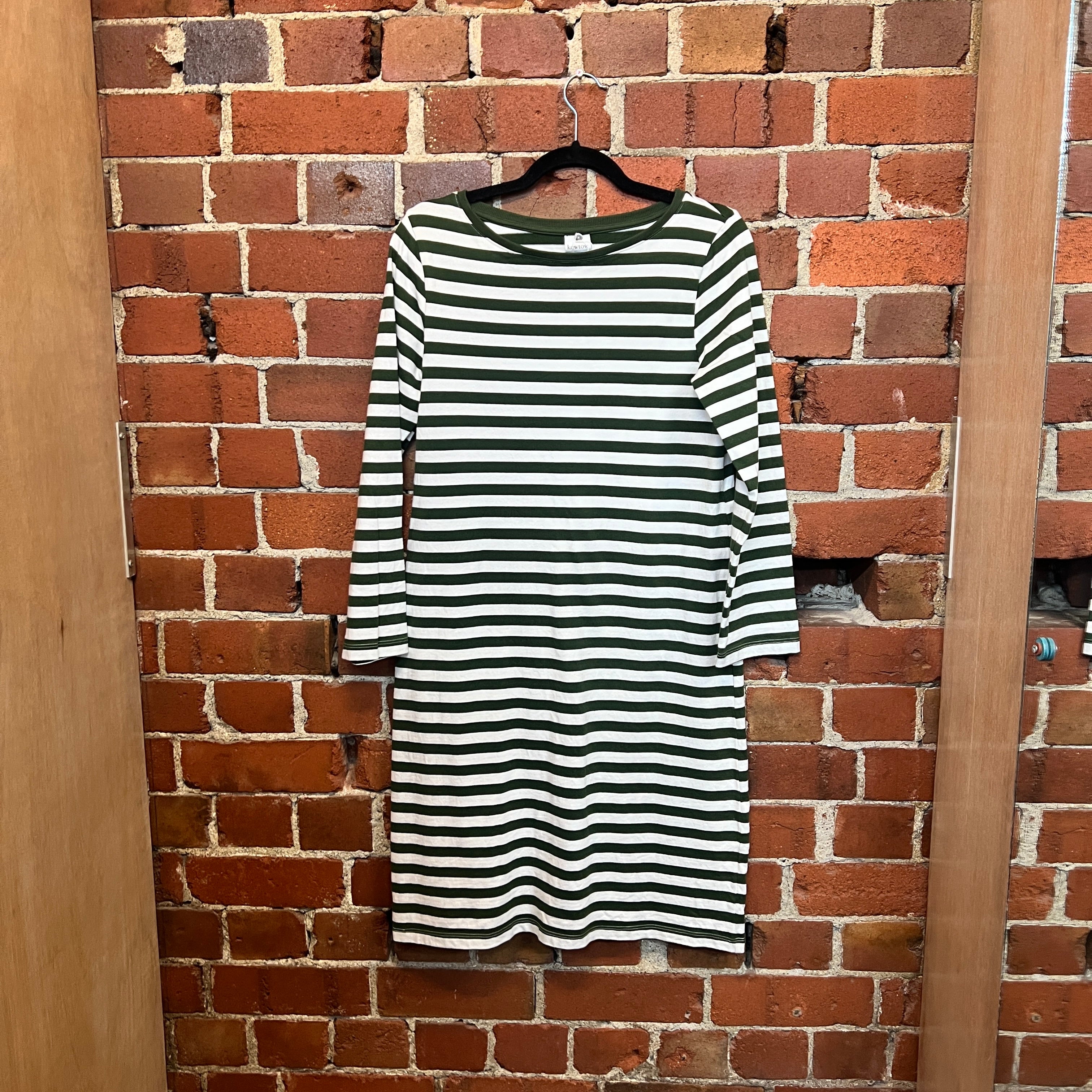 KOWTOW striped cotton dress