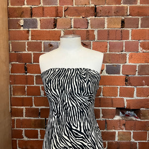 JESSICA MCKINTOCH Y2K zebra gown