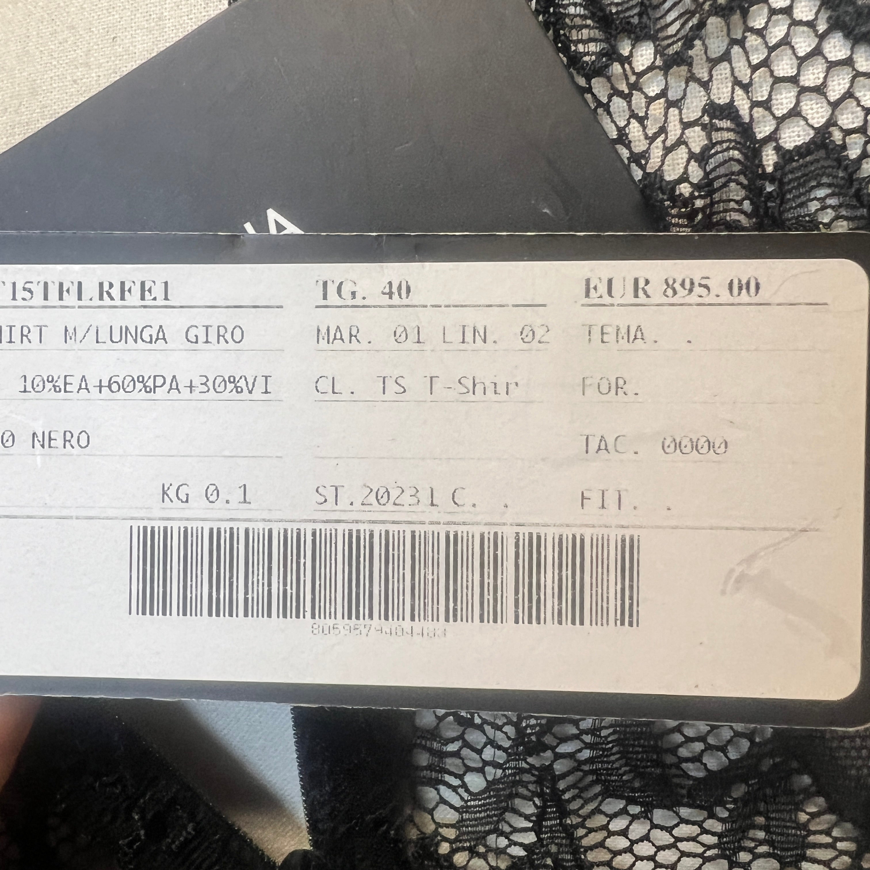 DOLCE AND GABBANA lace top