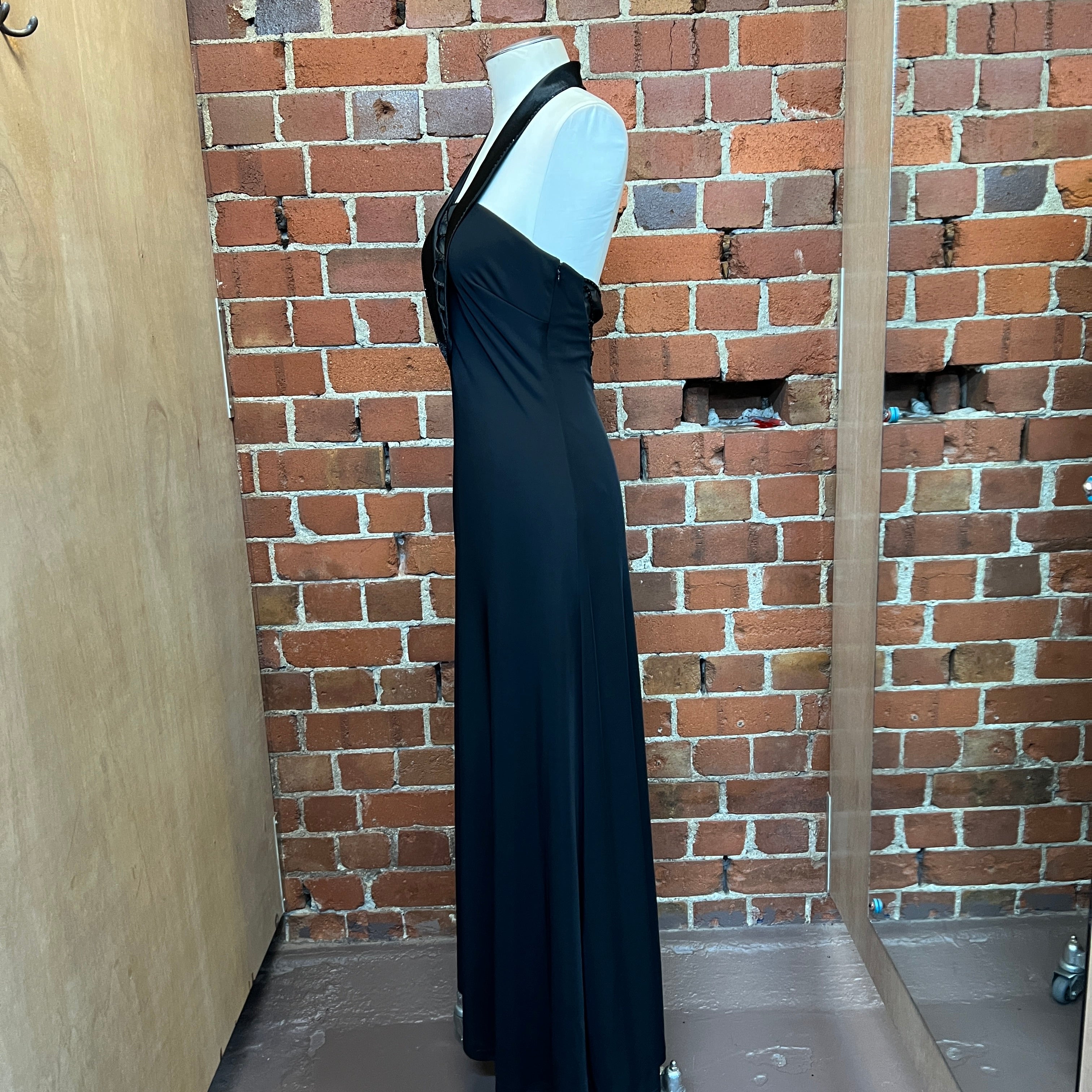 USA DESIGNER tuxedo style gown