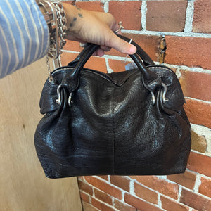 ISSEY MIYAKE leather handbag