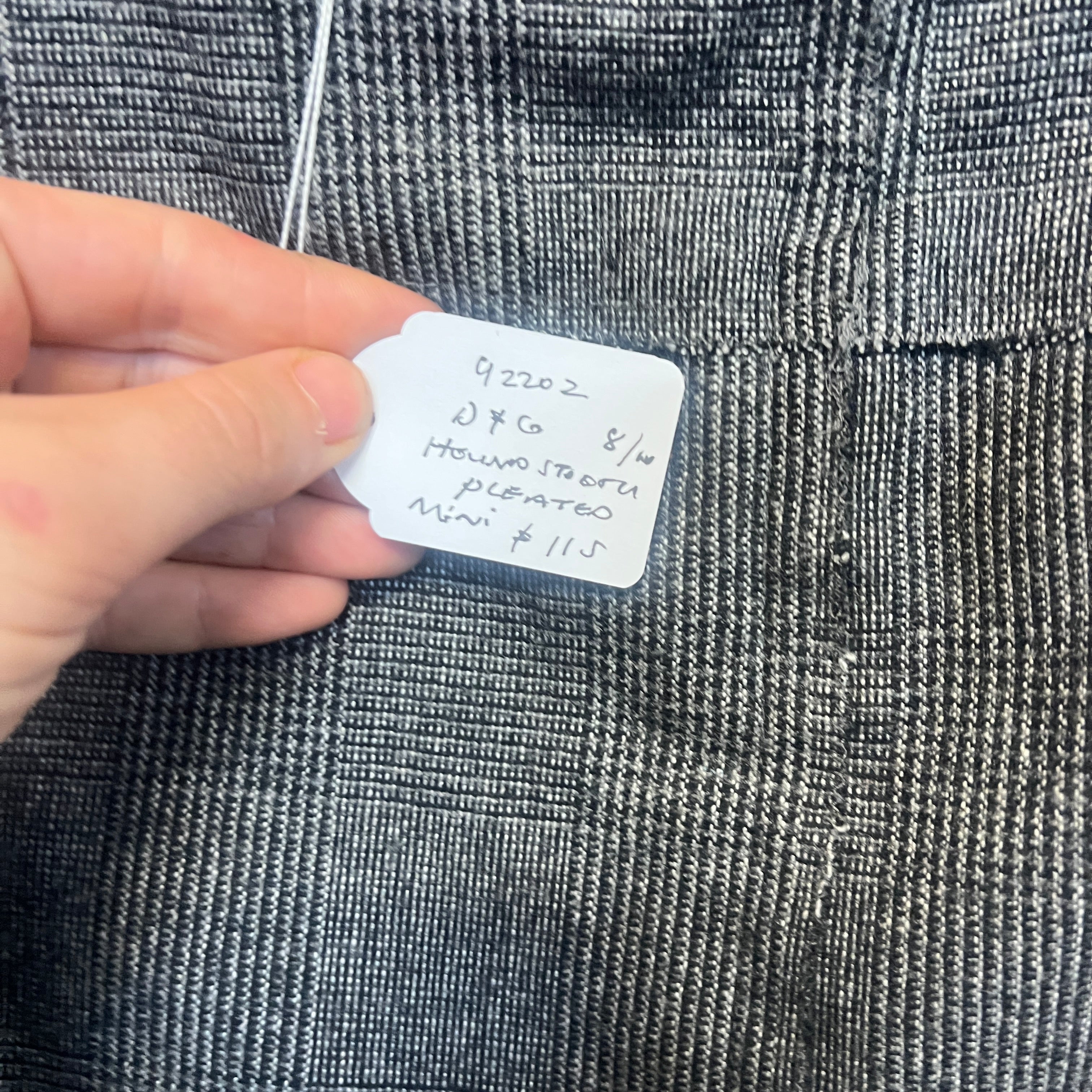 DOLCE AND GABBANA mini skirt