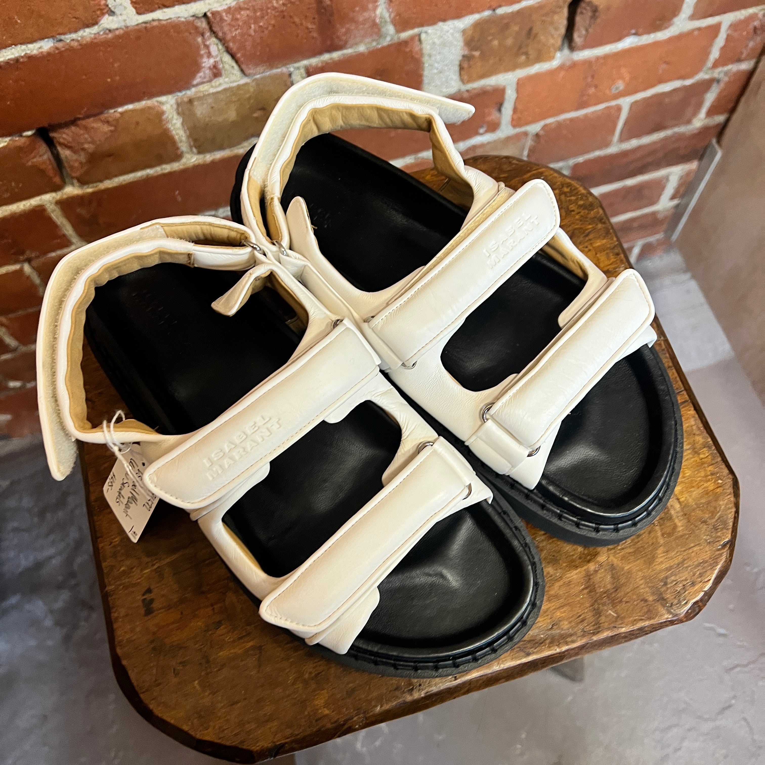 ISABEL MARANT leather sandals 41