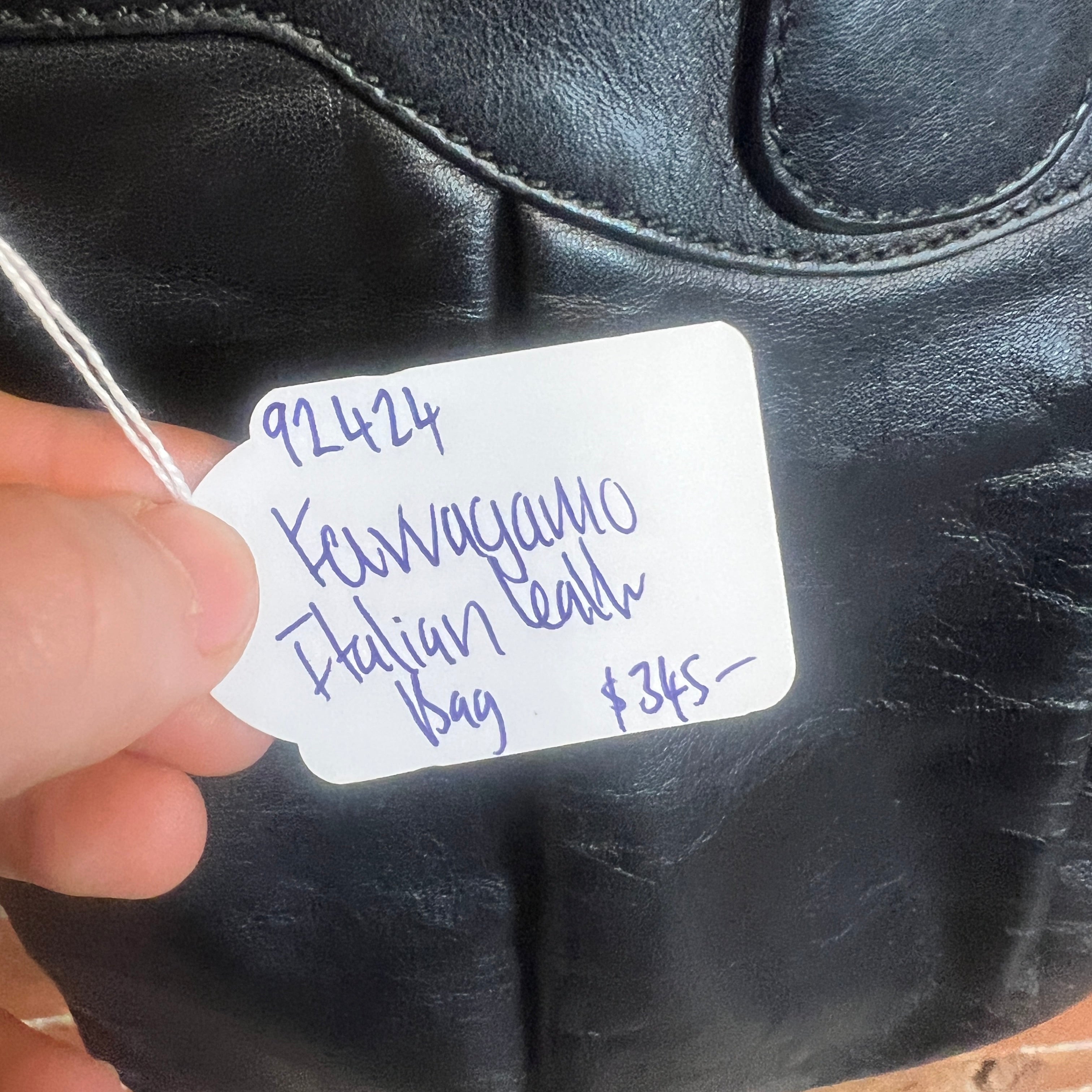 SALVADORE FERRAGAMO leather handbag