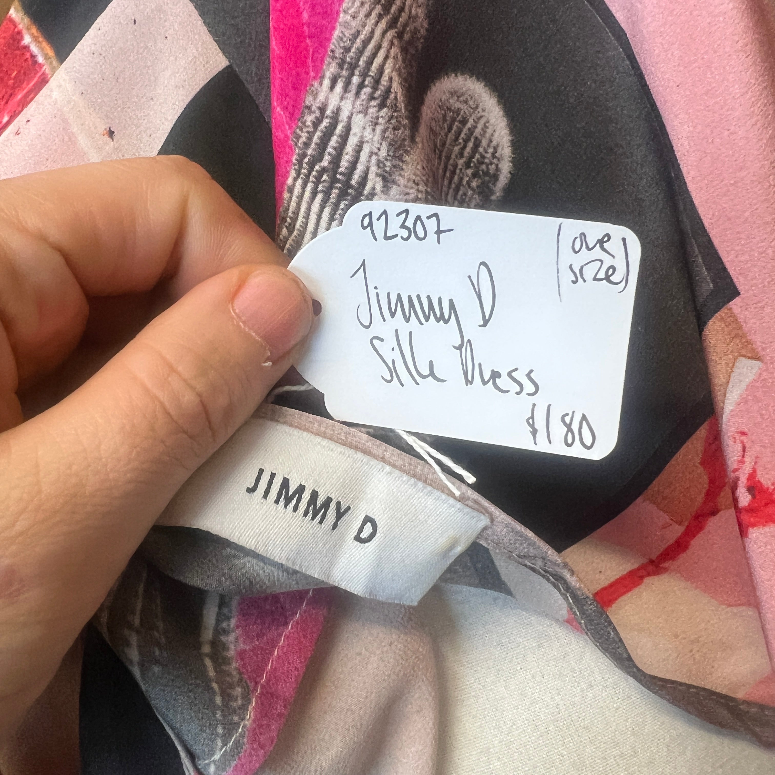 JIMMY D silk dress/top