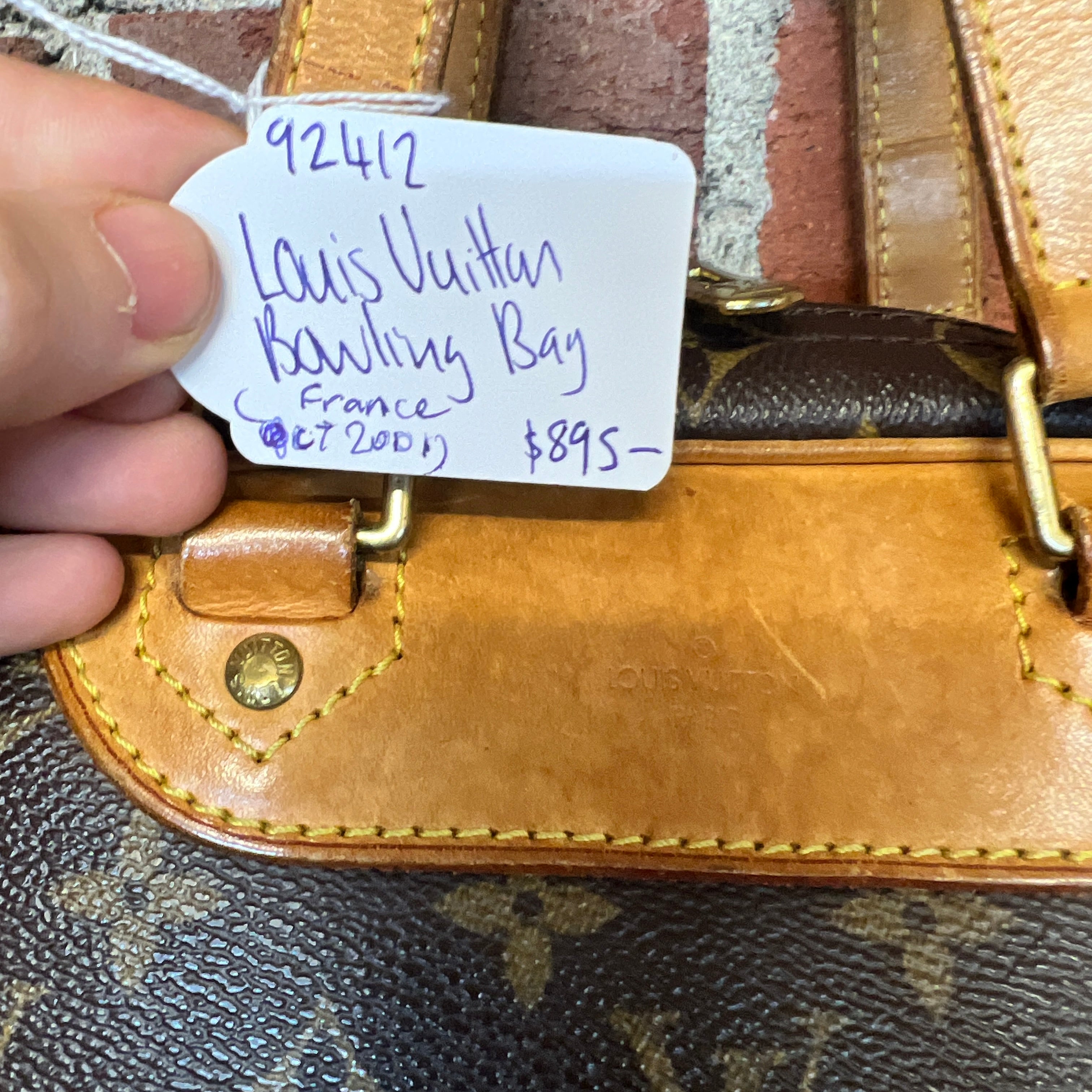 LOUIS VUITTON  bowling style bag