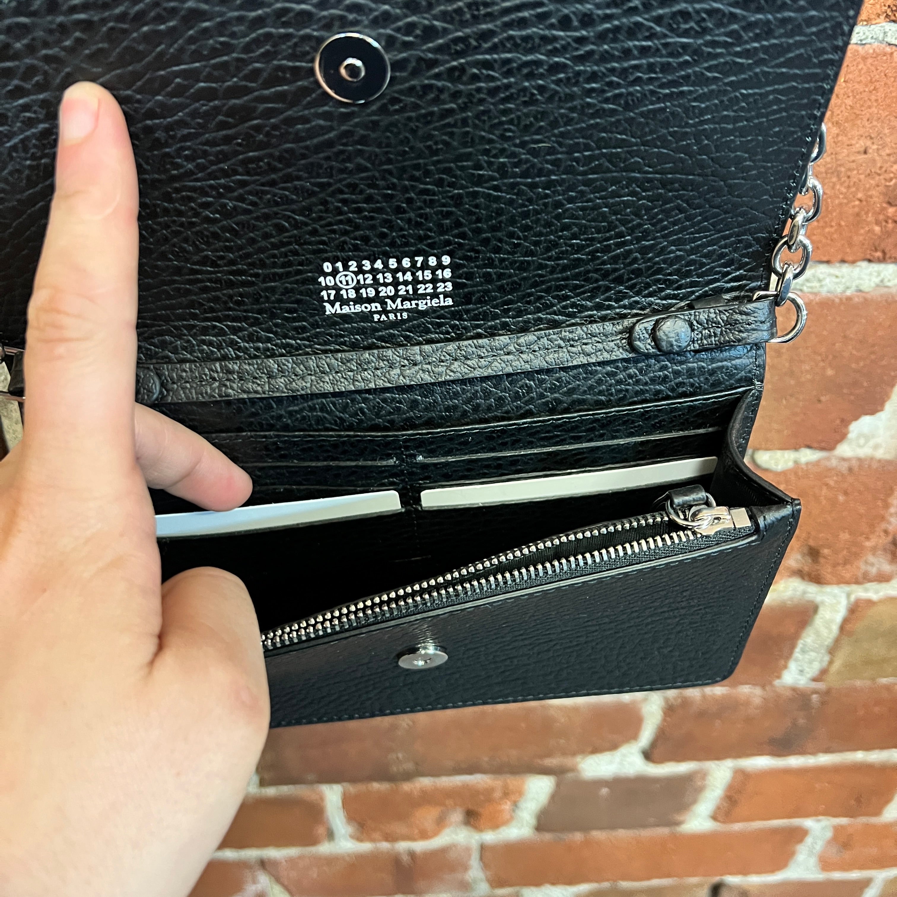 MARTIN MARGIELA leather wallet bag