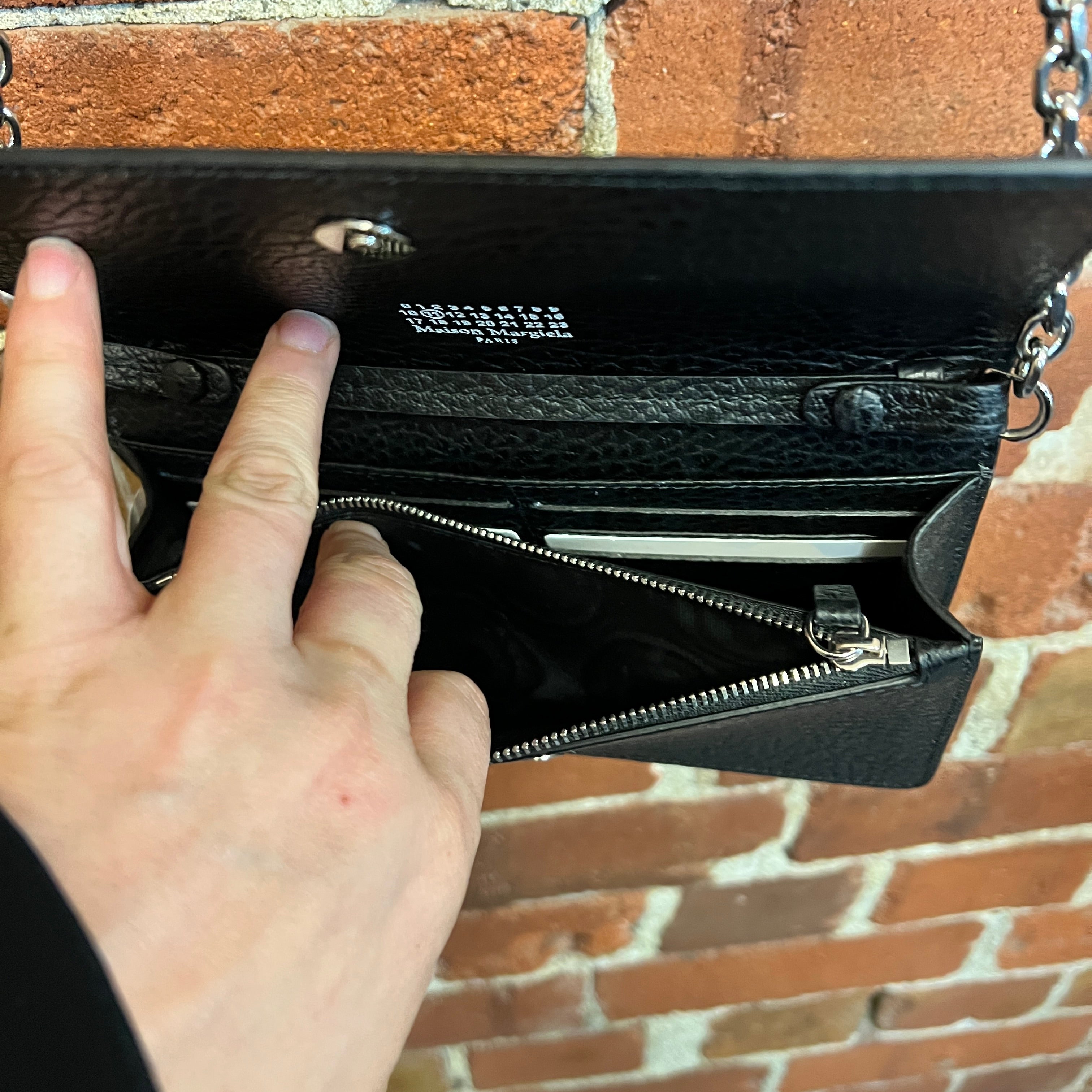 MARTIN MARGIELA leather wallet bag