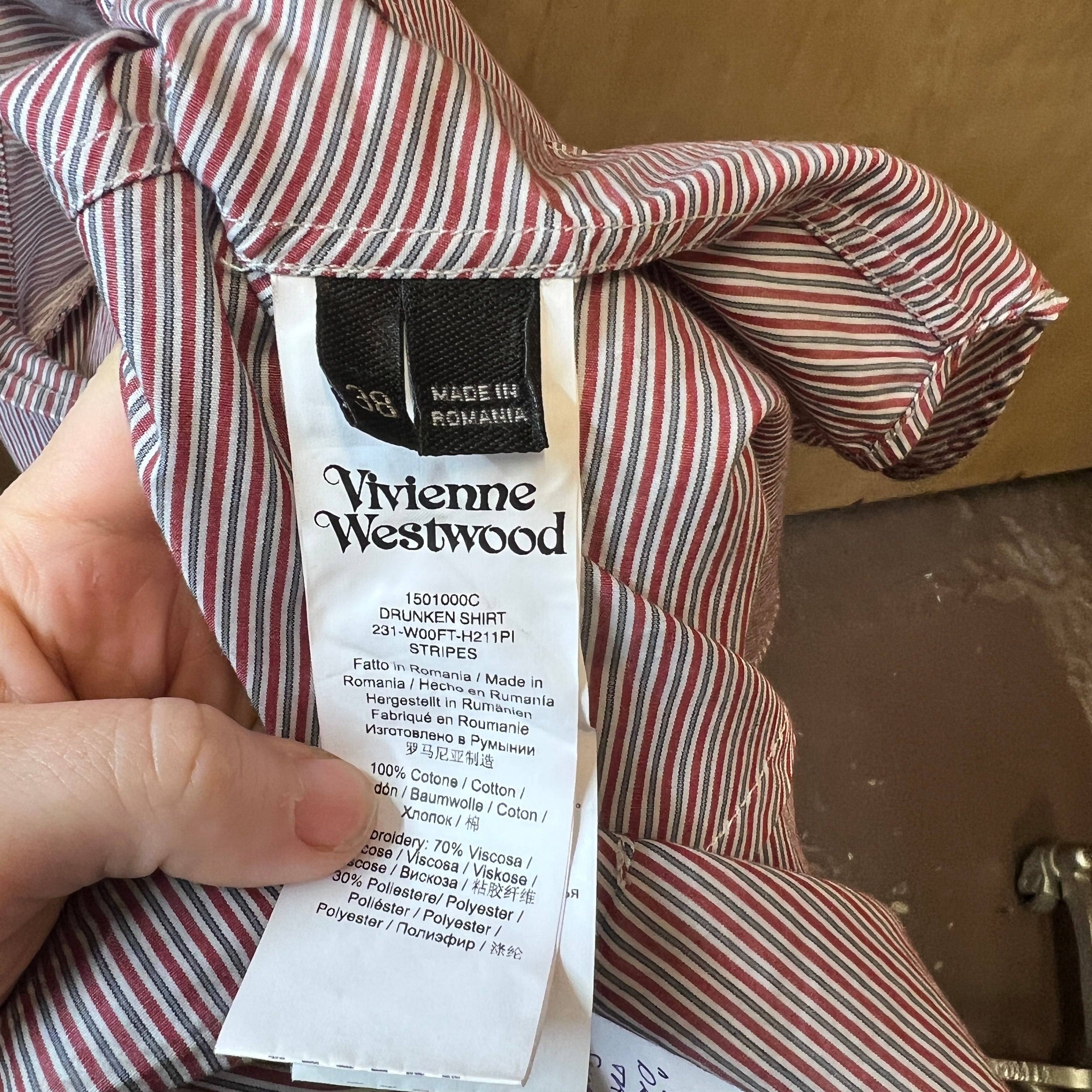 VIVIENNE WESTWOOD twisted pirate shirt