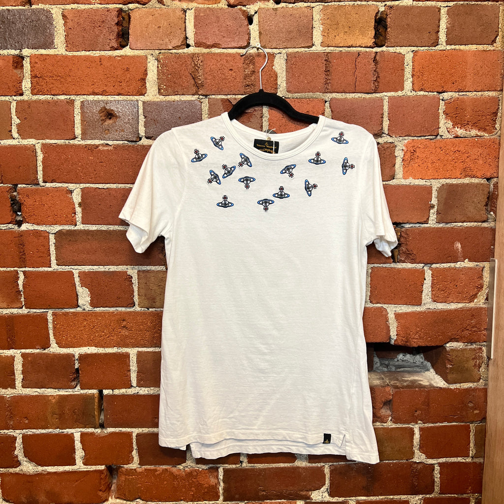 VIVIENNE WESTWOOD orb embroidered  shirt