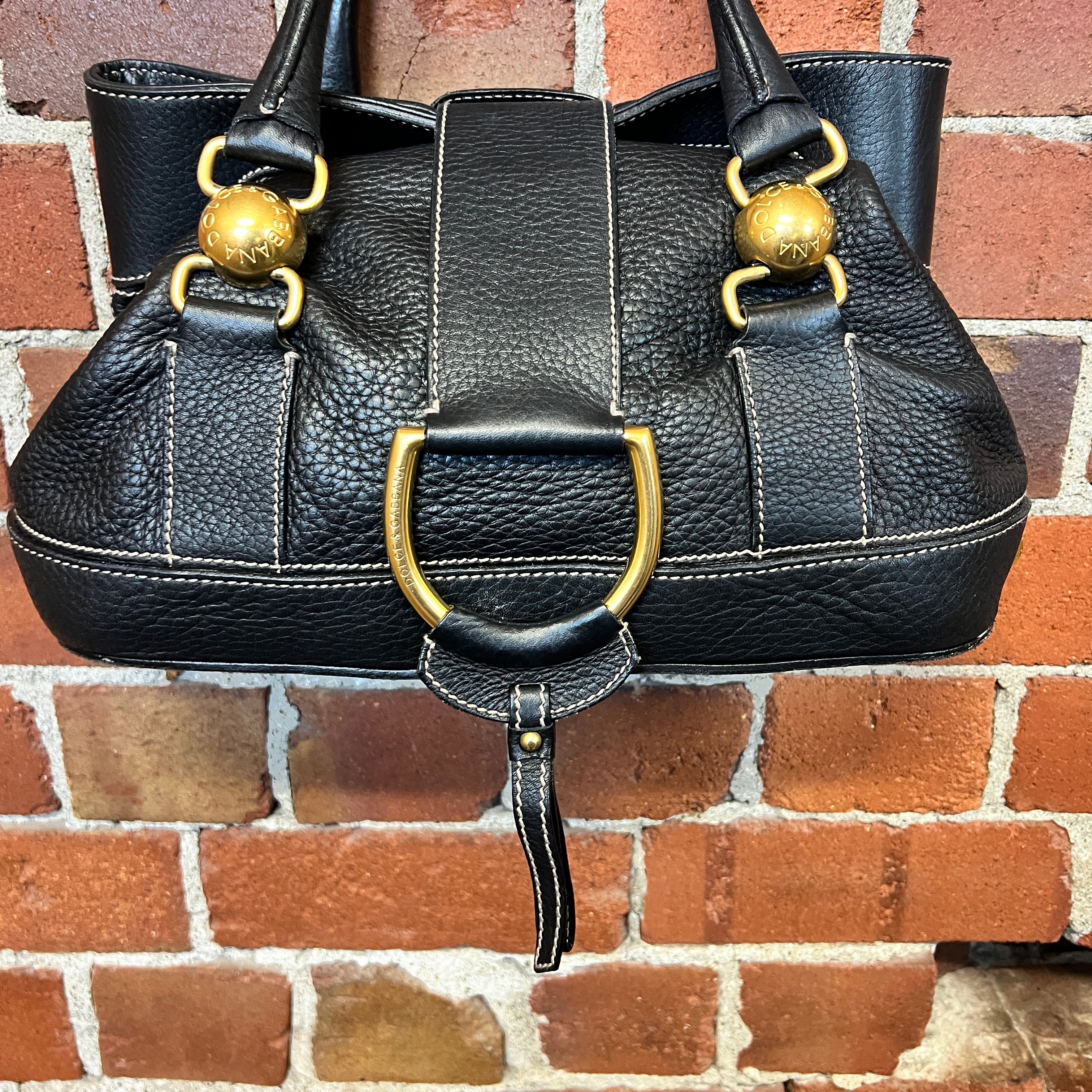 DOLCE AND GABBANA leather handbag