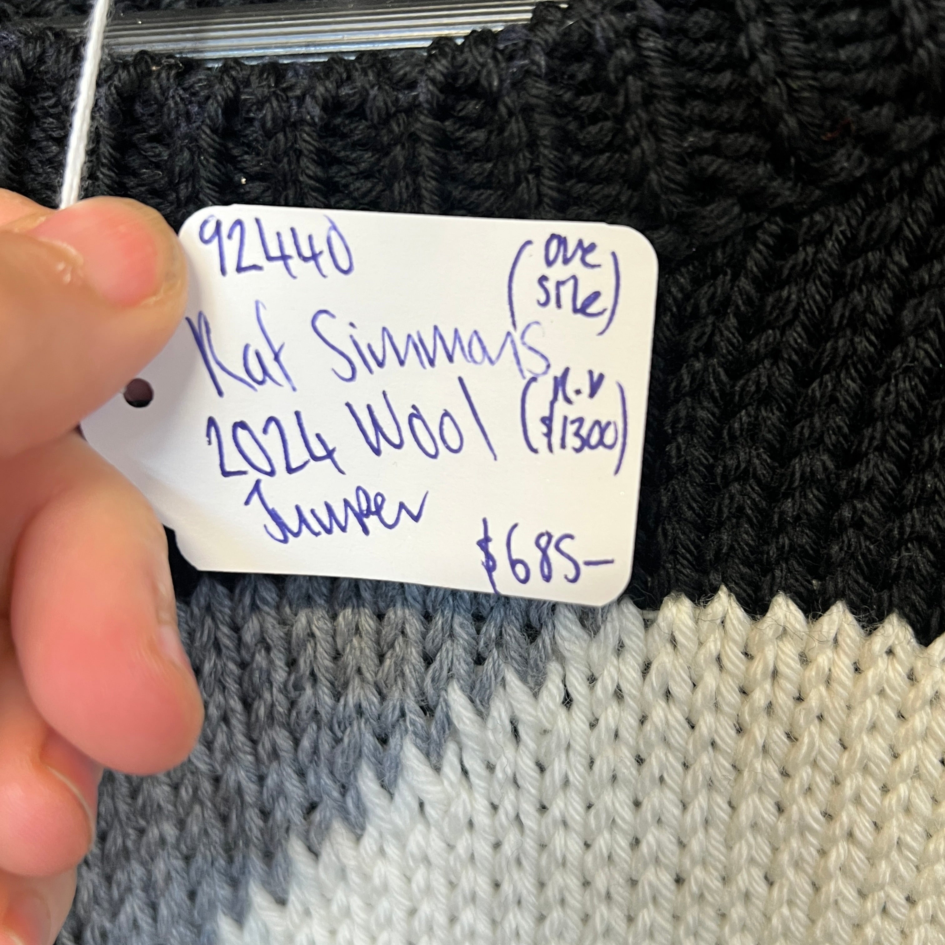 RAF SIMMONS wool jumper
