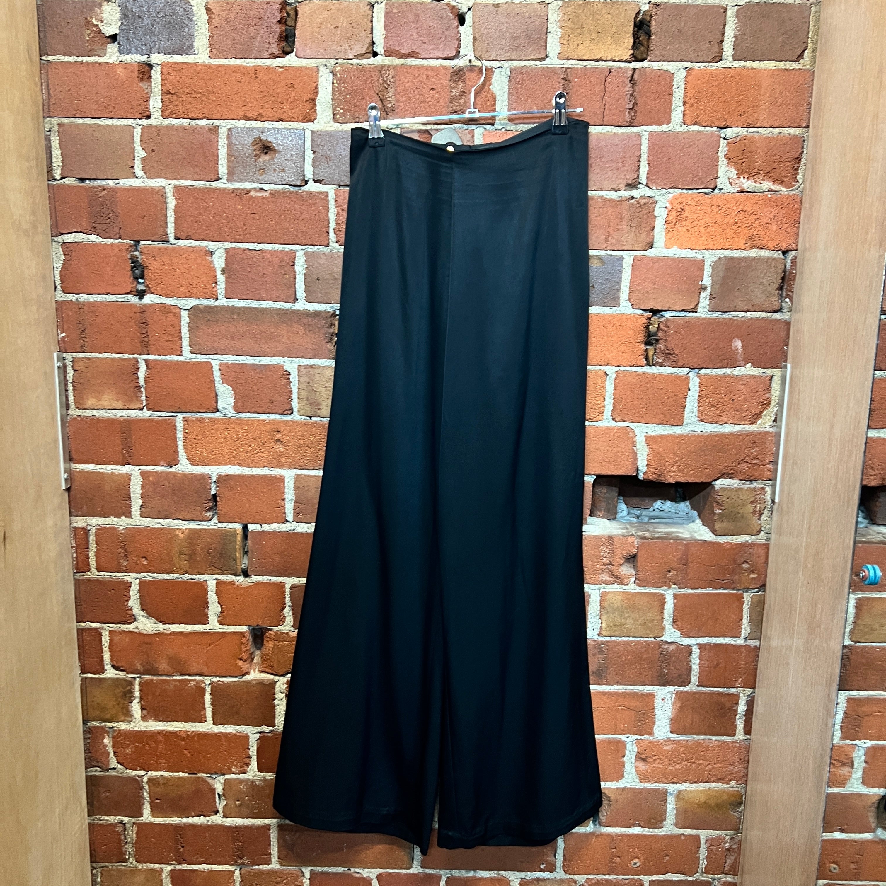 PARIS GEORGIA satin wide leg pants