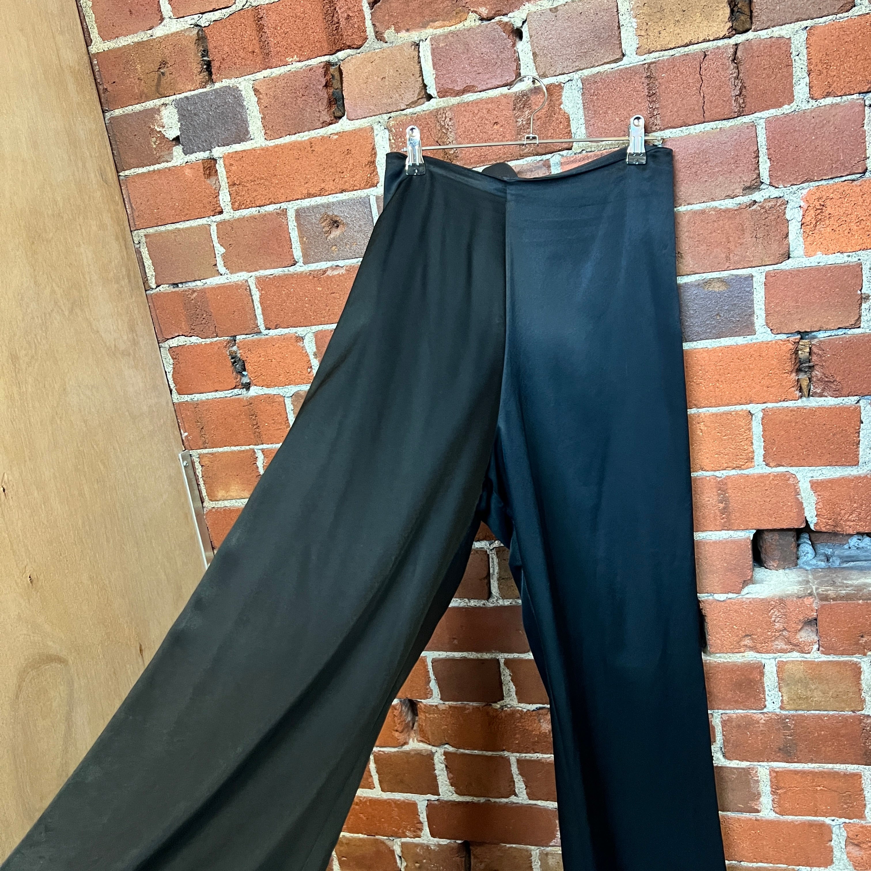 PARIS GEORGIA satin wide leg pants