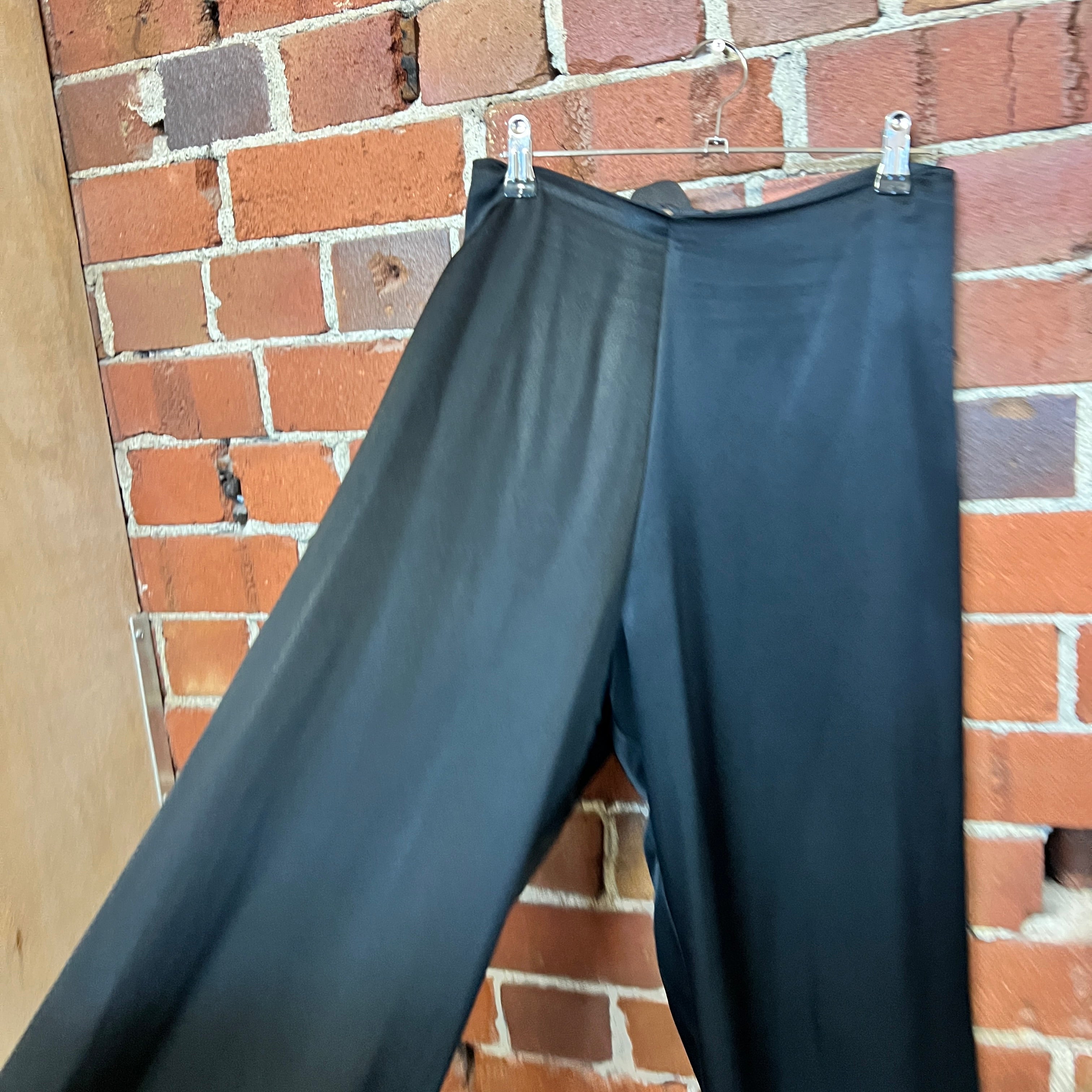 PARIS GEORGIA satin wide leg pants