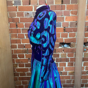 MICHEAL CASEY USA Designer glorious 1980's bolero and gown